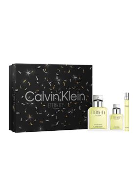 Calvin Klein Men's 3-Piece Eternity Eau De Toilette Gift Set - $185 Value -  3616304678226