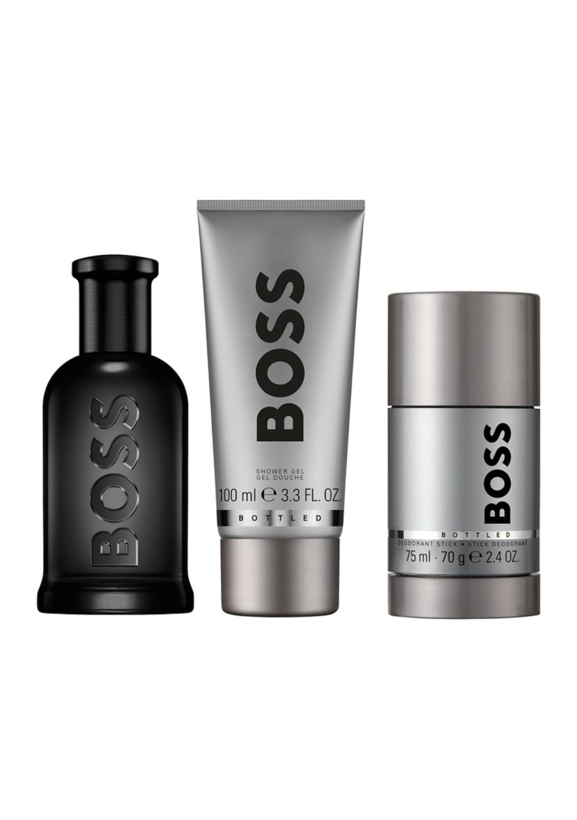 Mens 3-Piece BOSS Bottled Parfum Gift Set - $186 Value!