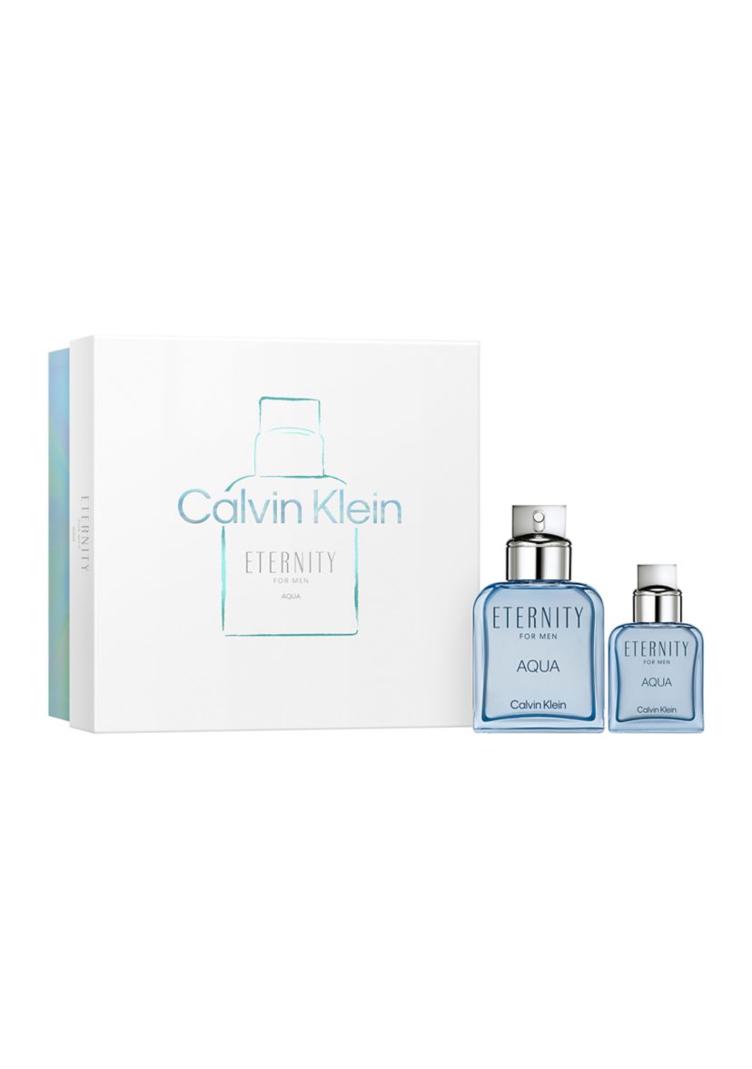 Mens 2-Piece Eternity Aqua Eau de Toilette Gift Set - $156 Value!