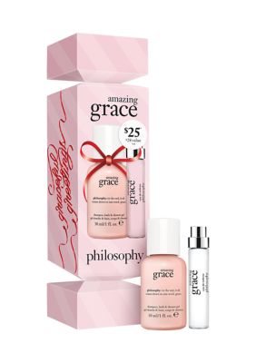 Philosophy Women's 2-Piece Amazing Grace Fragrance Stocking Stuffer Duo - $30 Value
