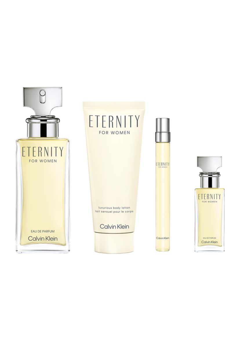 Eternity Eau de Parfum for Women and Body Lotion Gift Set 