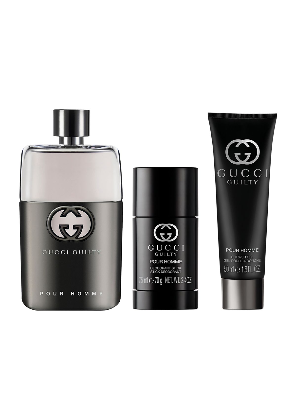 Guilty Pour Homme Eau de Toilette for Men Trio Gift Set - $183 Value!