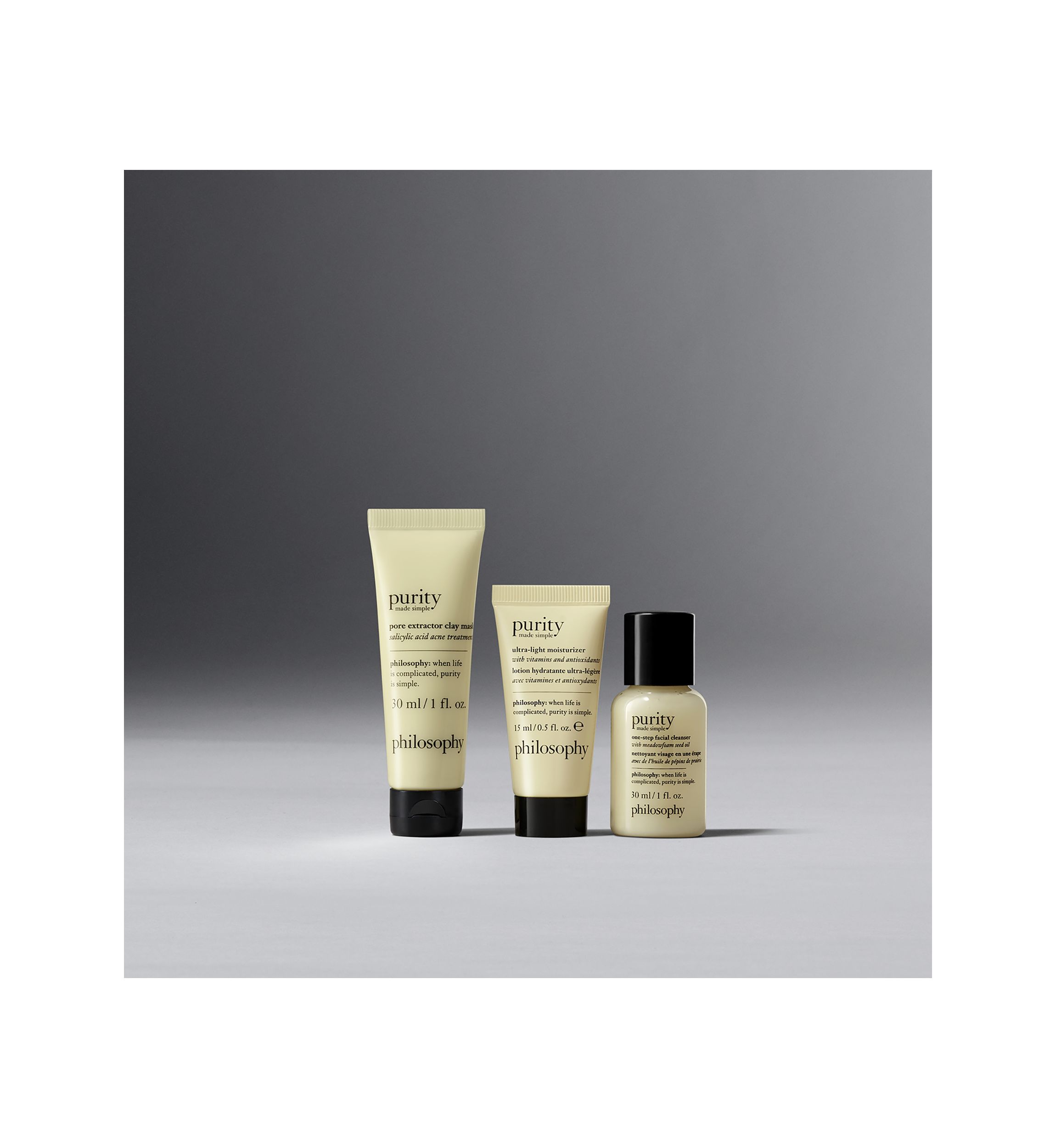 Purity Made Simple Cleanse, Purify, Hydrate Mini Set