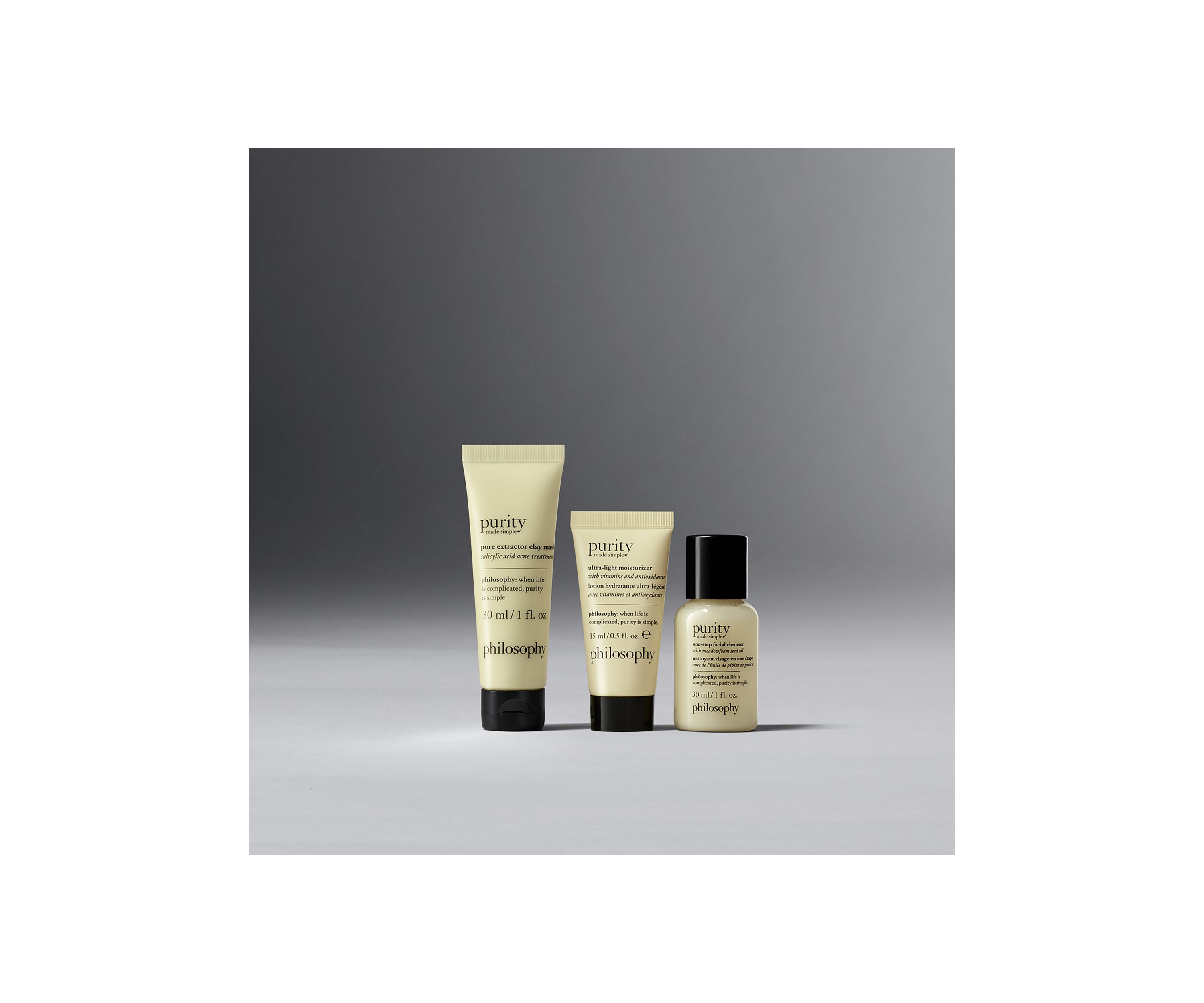 Purity Made Simple Cleanse, Purify, Hydrate Mini Set