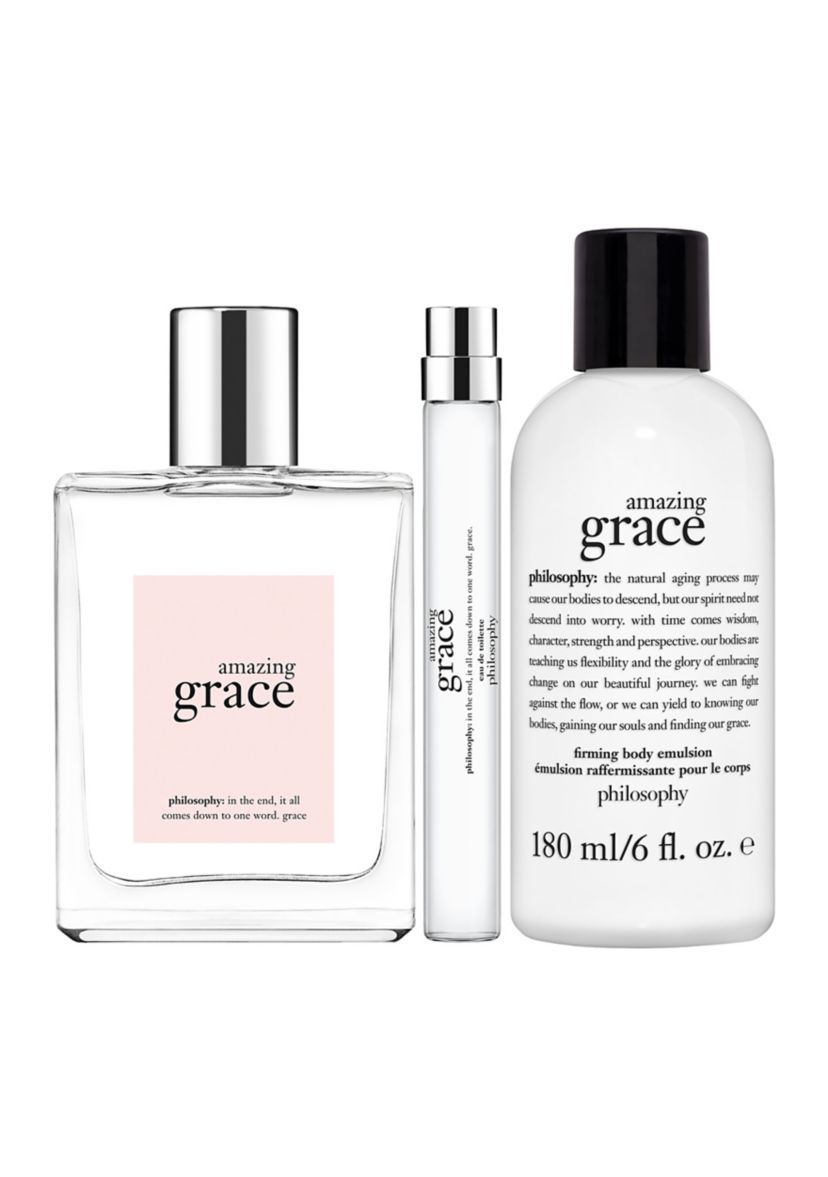  Amazing Grace Eau De Toilette Collection for Women Trio Gift Set 