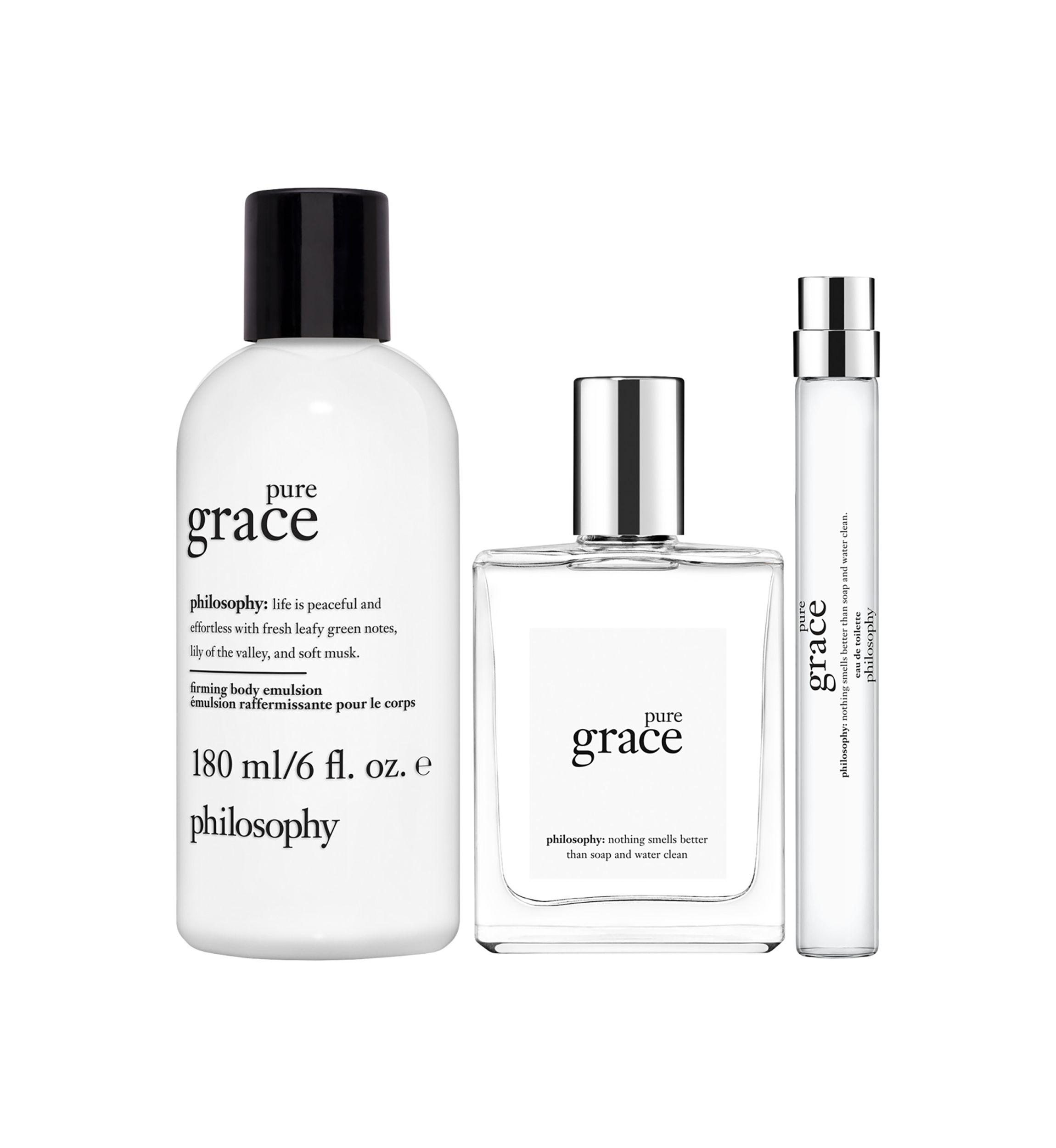 Pure Grace Eau de Toilette for Women Trio Gift Set