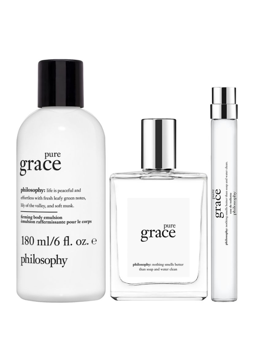Pure Grace Eau de Toilette for Women Trio Gift Set
