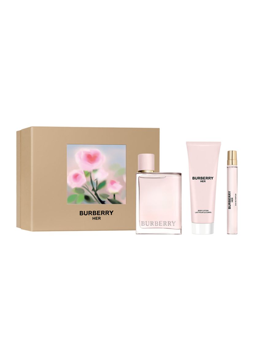 Burberry Her Eau de Parfum for Women & Body Lotion Trio Gift Set