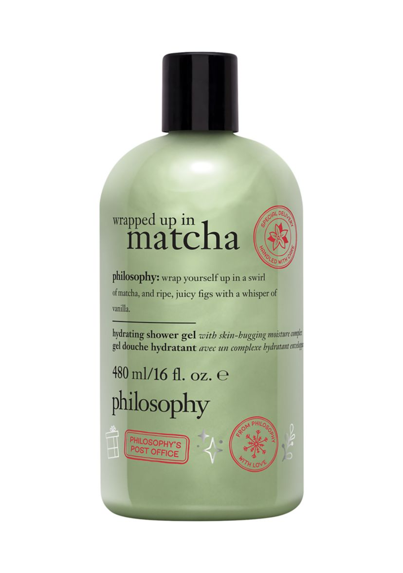wrapped up in matcha hydrating shower gel, bubble bath, & shampoo