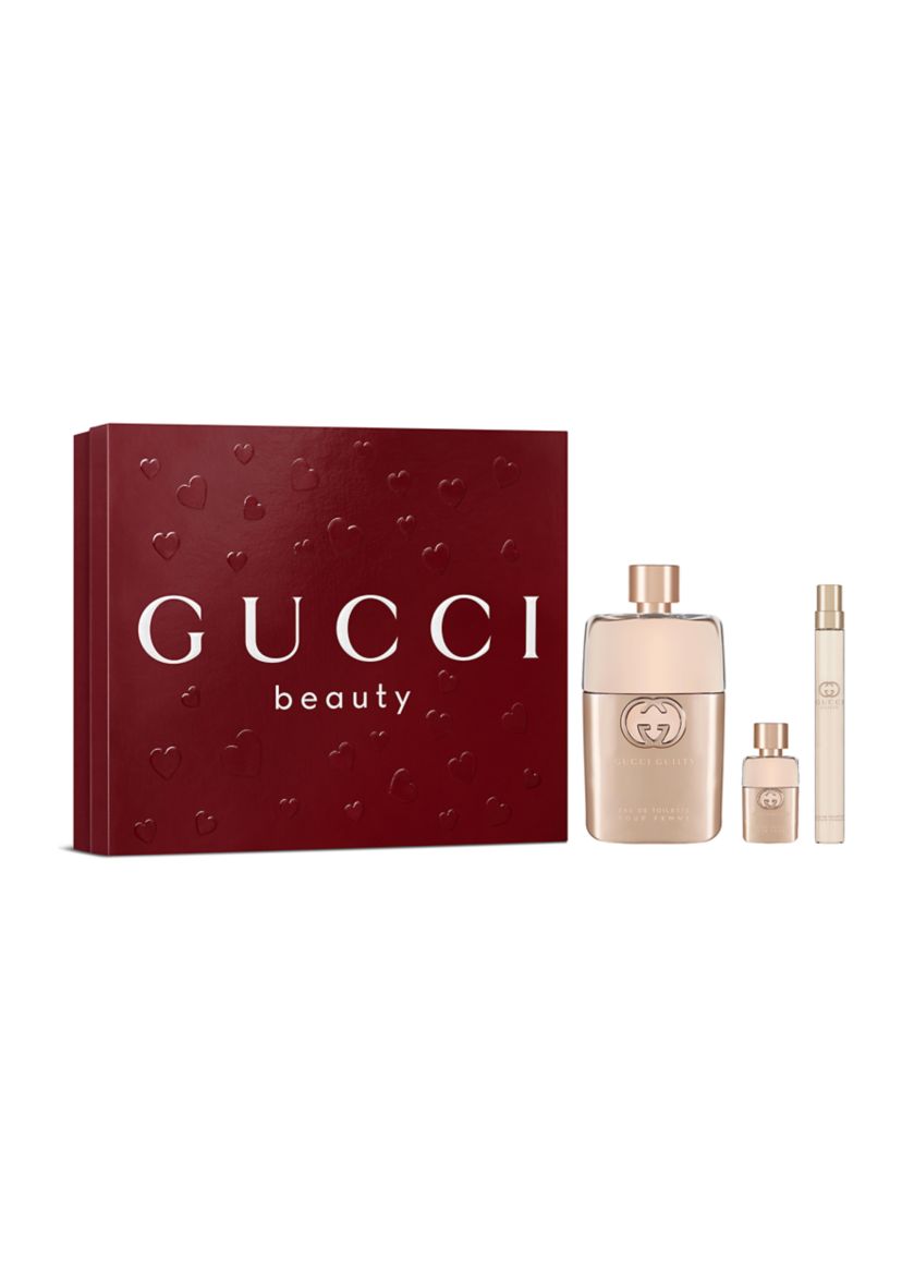 GUCCI GUILTY Eau de Toilette 50ml 新品 Gucci Guilty Pour Femme Eau de Toilette for Women Trio Gift Set