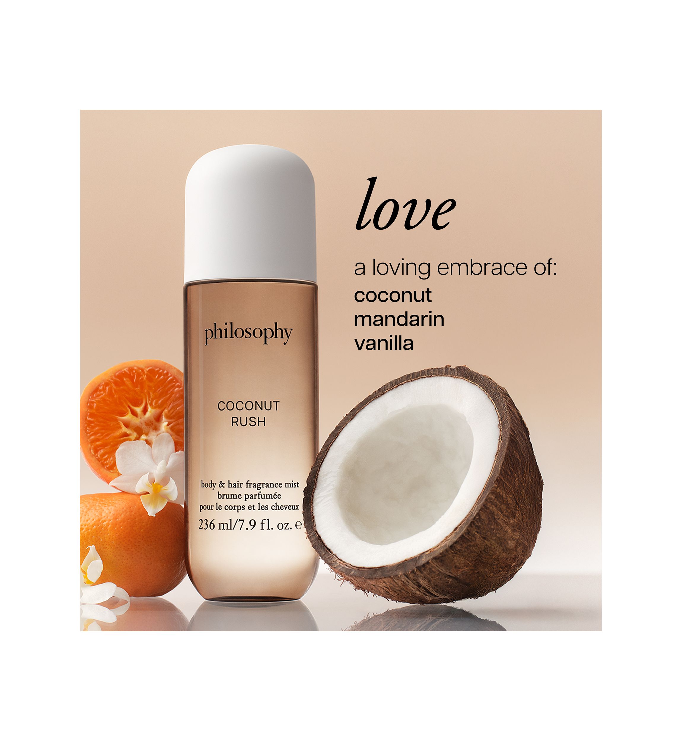 Coconut Rush Body & Hair Fragrance Mist For Women