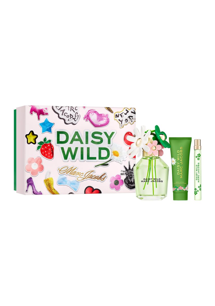Marc Jacobs Daisy Wild Eau de Parfum for Women & Body Lotion Trio