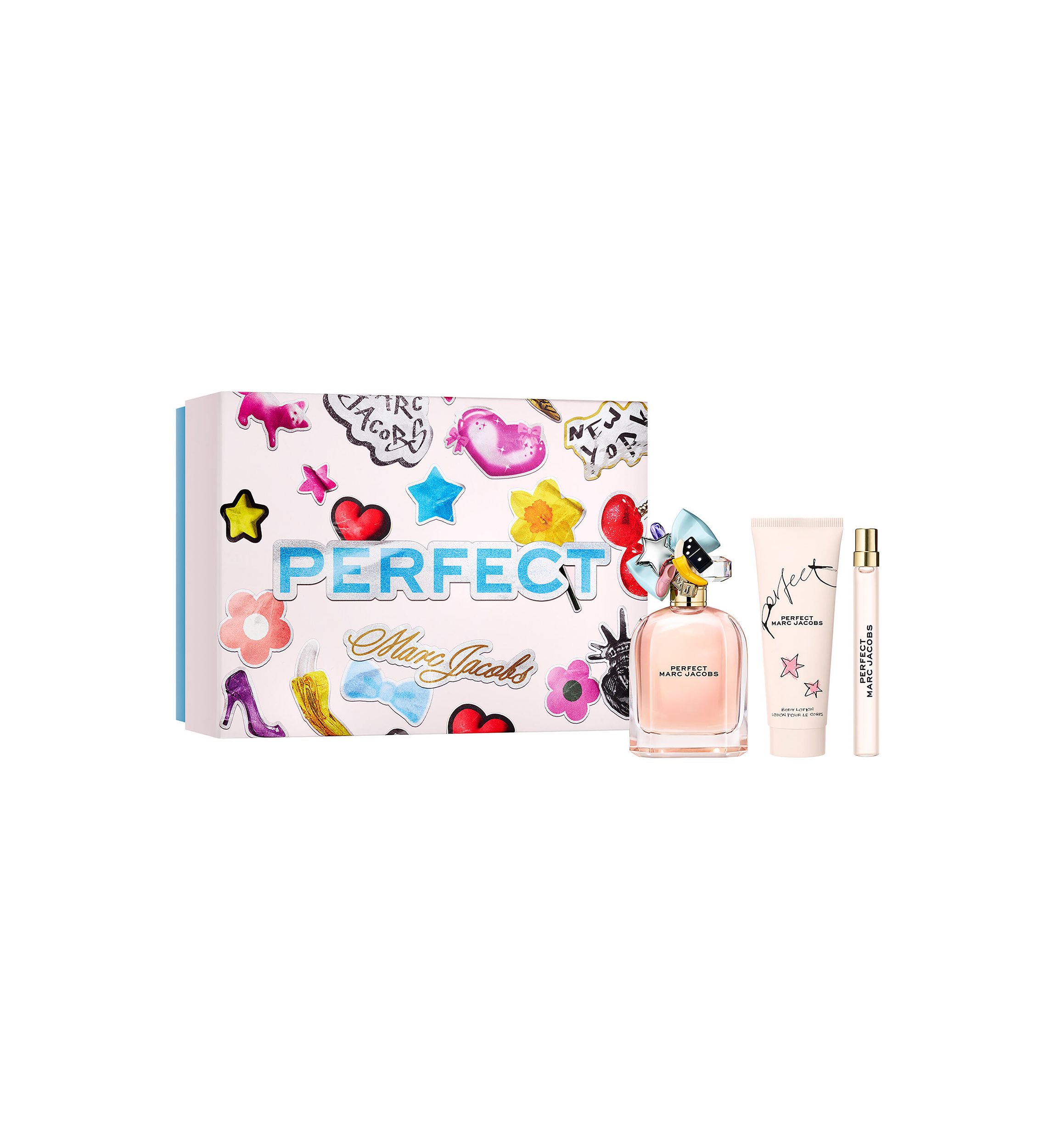 Marc Jacobs Perfect Eau de Parfum for Women & Body Lotion Trio