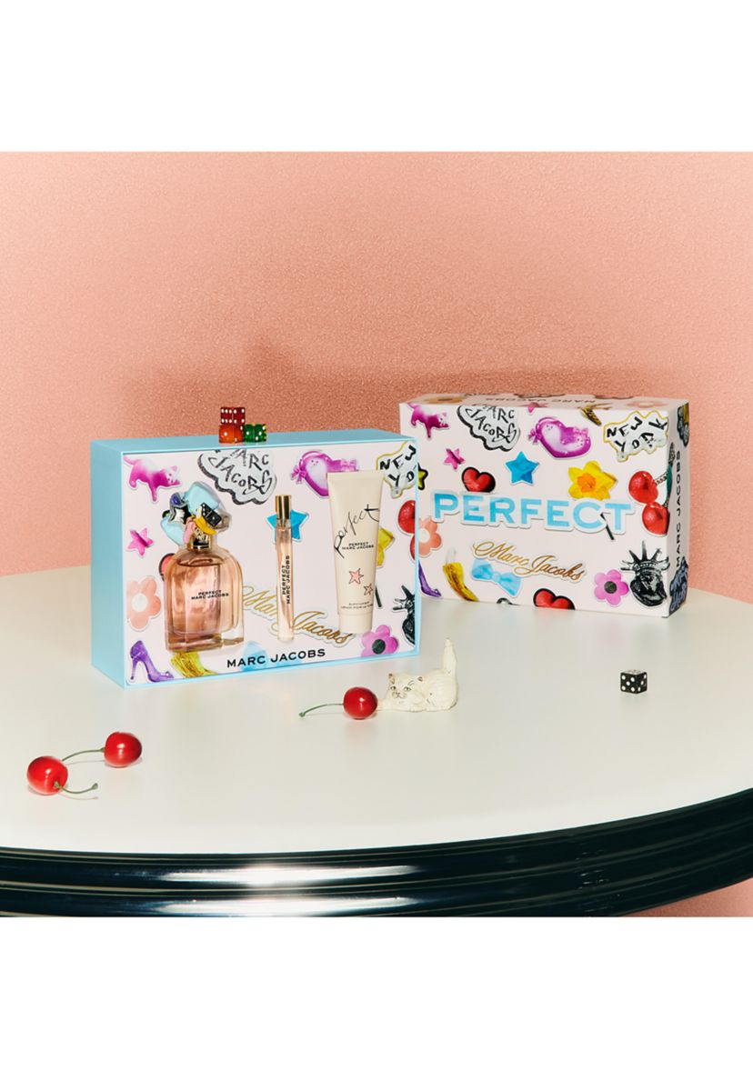 No.3 NMN Perfect Conques 60ml 2本セット Marc Jacobs Perfect Eau de Parfum for Women & Body Lotion Trio