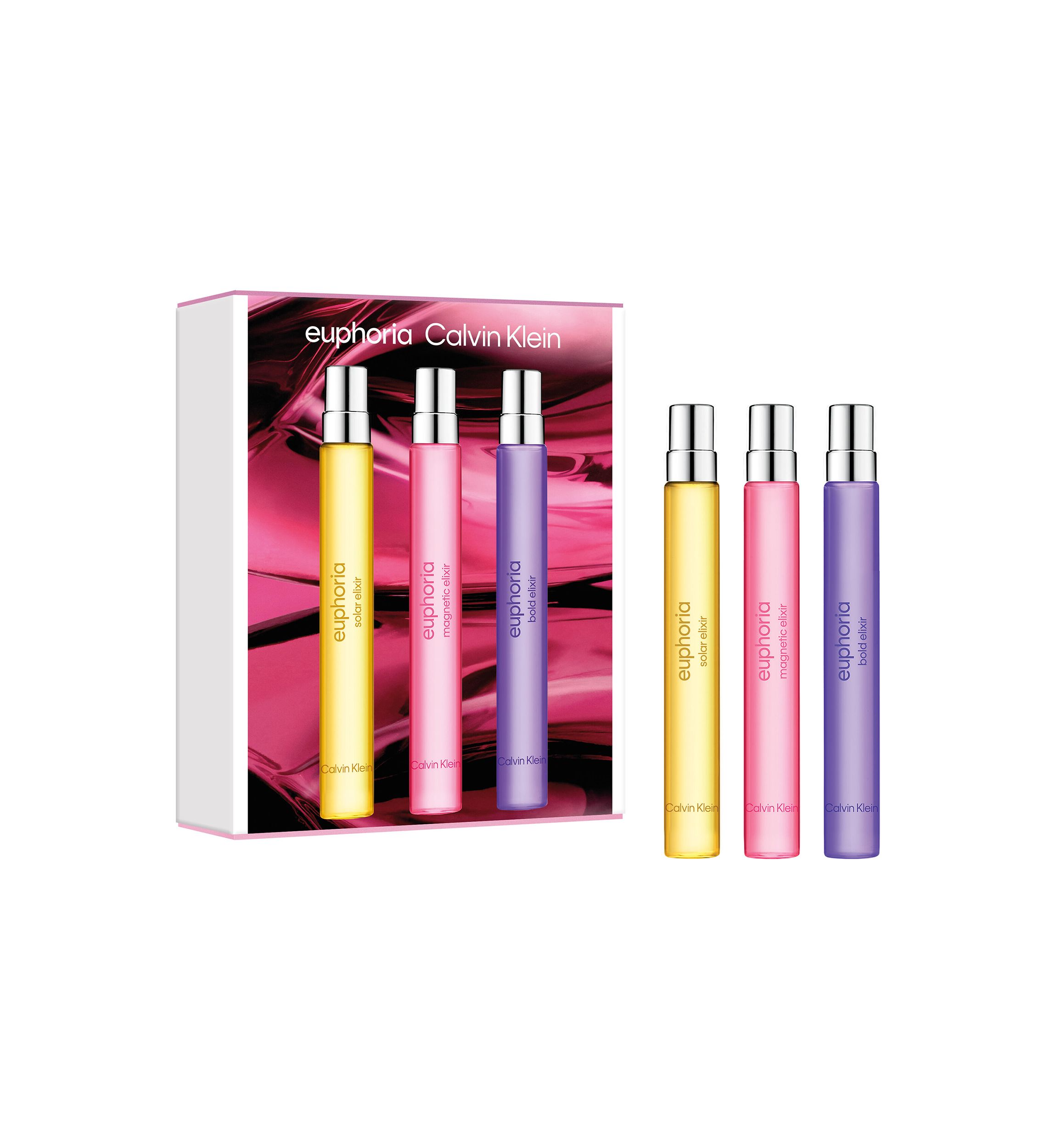 CPコスメ BCローションセット(サプライズミニ付き) Calvin Klein Euphoria Elixir Eau de Parfum Trio Gift Set | Belk