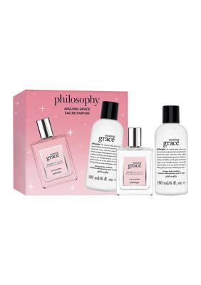 philosophy Women's Amazing Grace Eau De Parfum & Body Emulsion Duo Gift Set - $101 Value