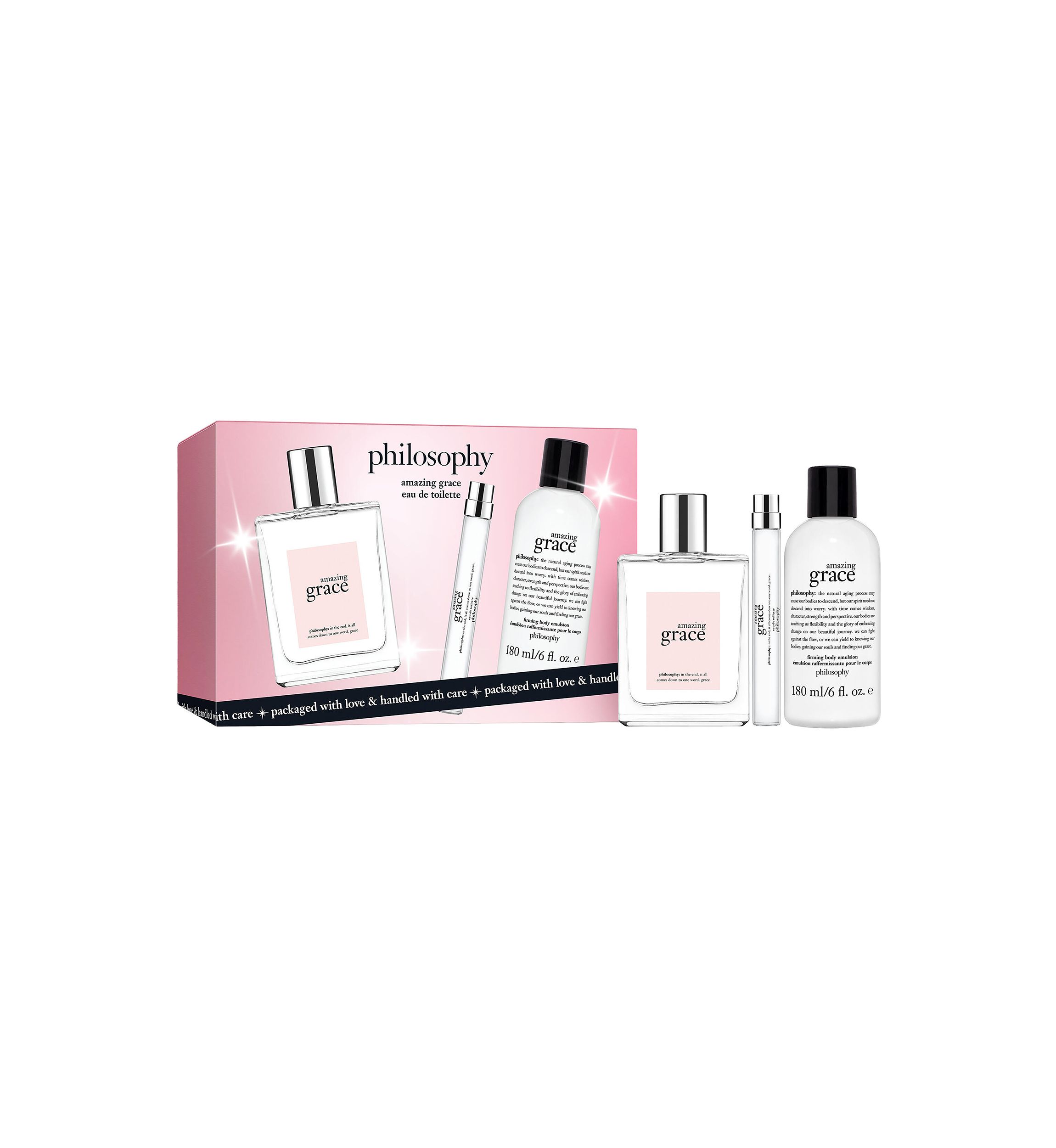 philosophy Amazing Grace Eau De Toilette & Body Emulsion Trio Gift