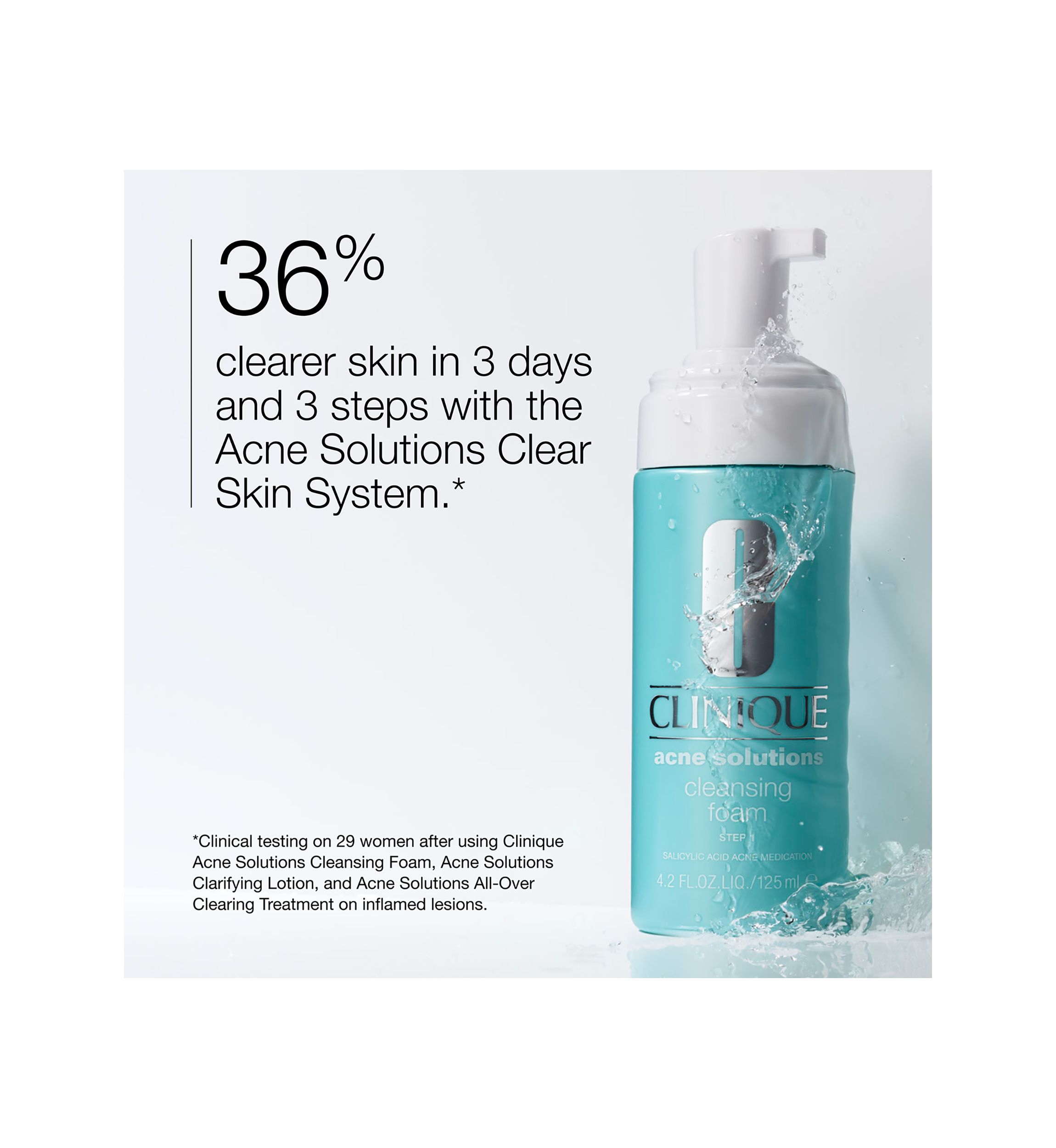 Acne Solutions™ Cleansing Foam Face Wash 