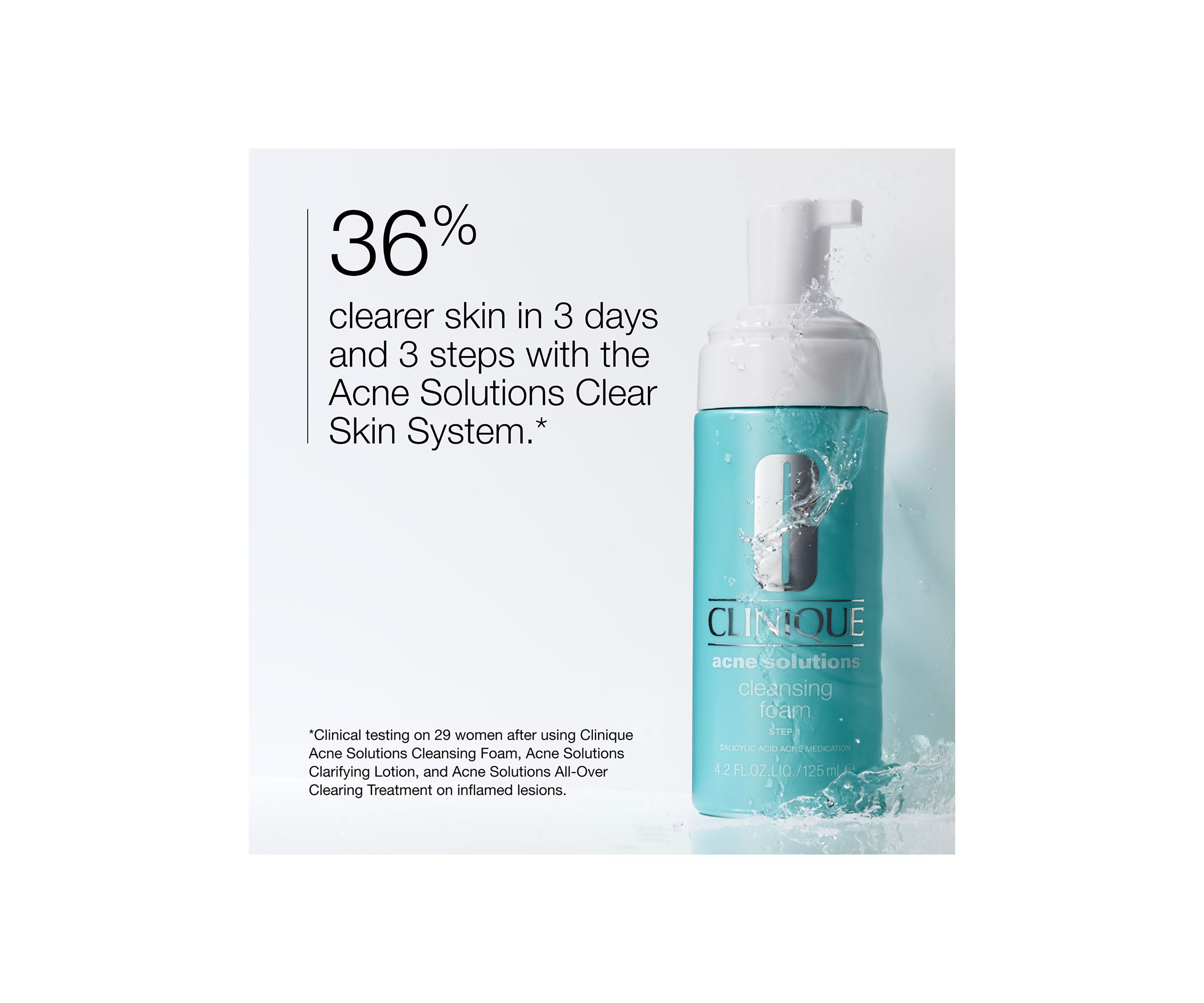 Acne Solutions™ Cleansing Foam Face Wash 