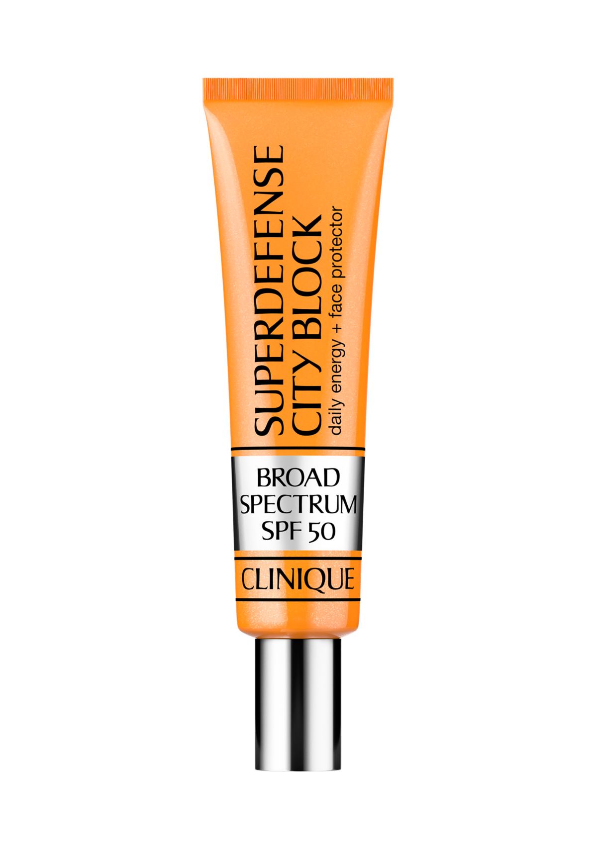 Superdefense™ City Block Broad Spectrum SPF 50 Daily Energy + Face Protector Primer