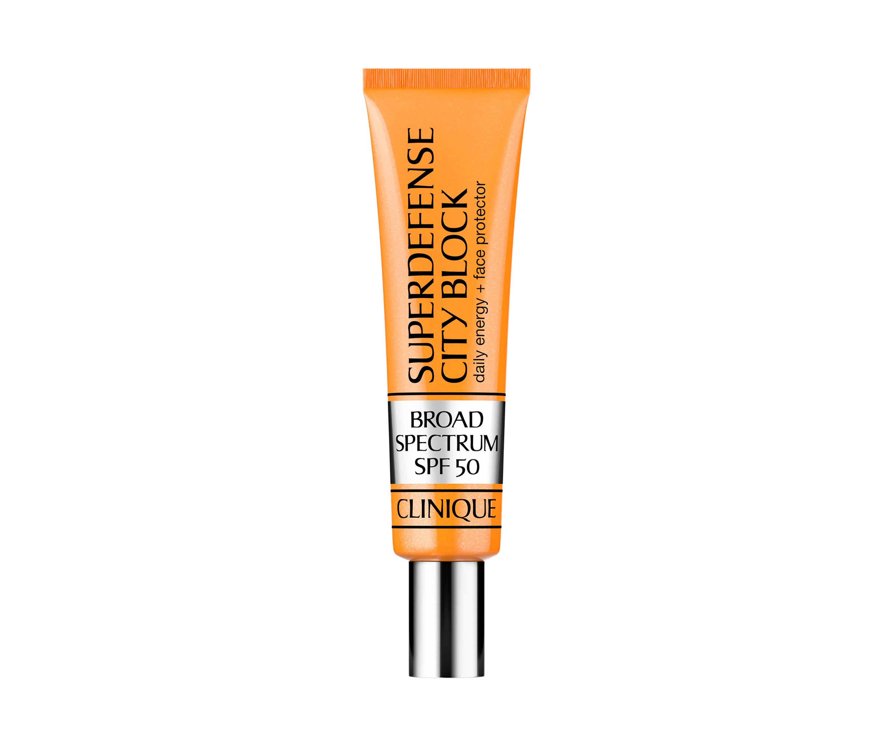 Superdefense™ City Block Broad Spectrum SPF 50 Daily Energy + Face Protector Primer