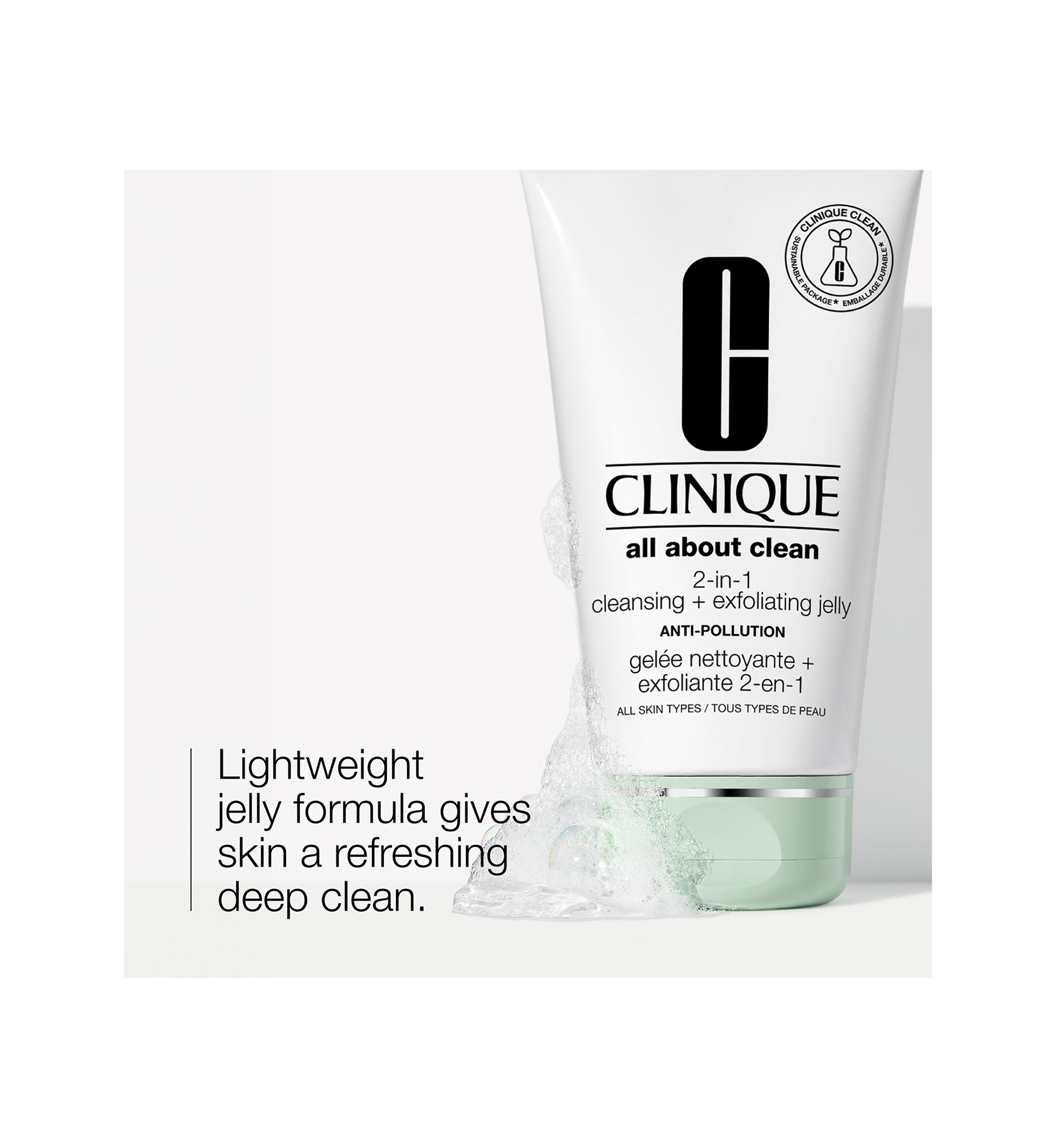 All About Clean™ 2-in-1 Cleansing + Exfoliating Jelly
