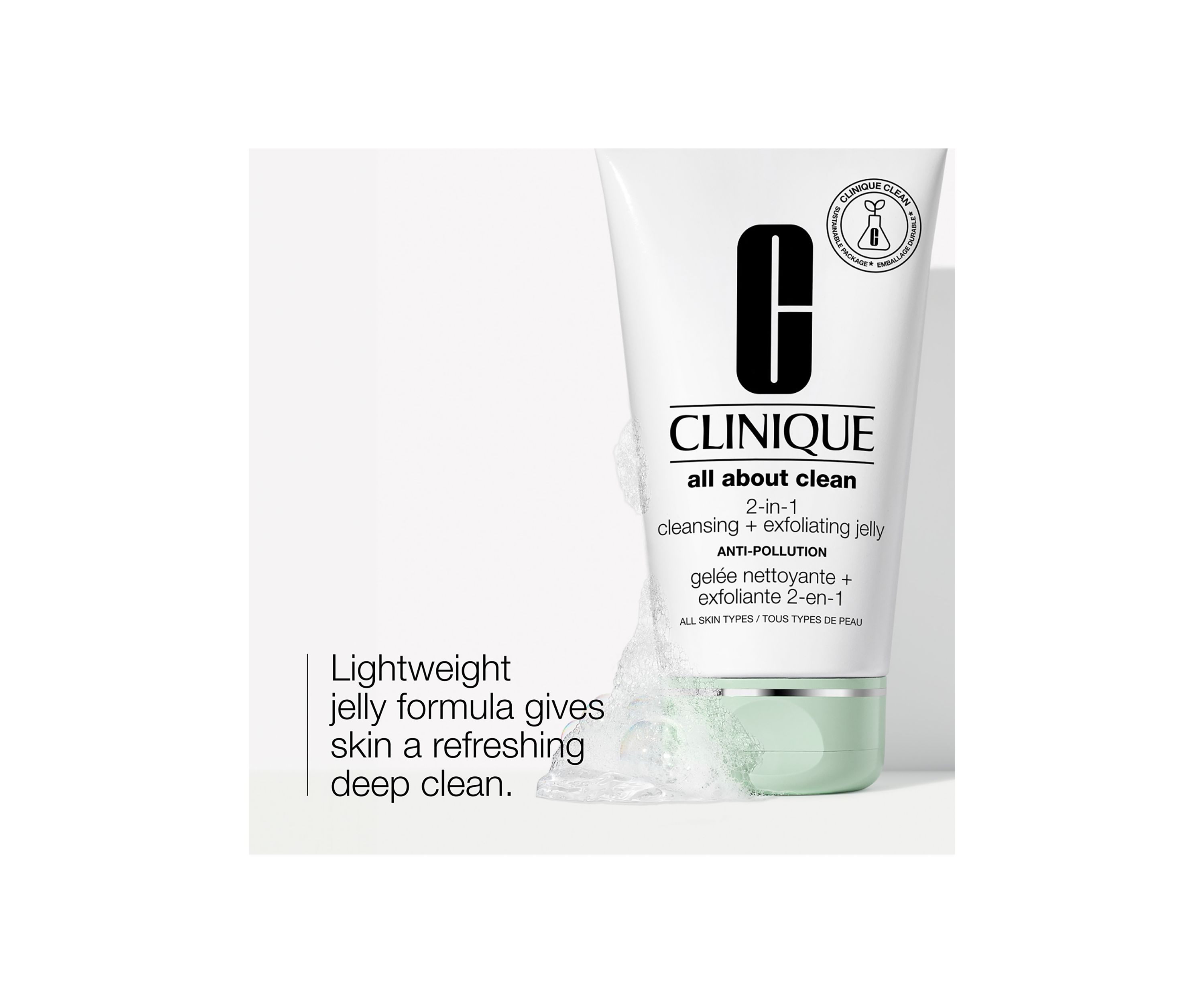 All About Clean™ 2-in-1 Cleansing + Exfoliating Jelly