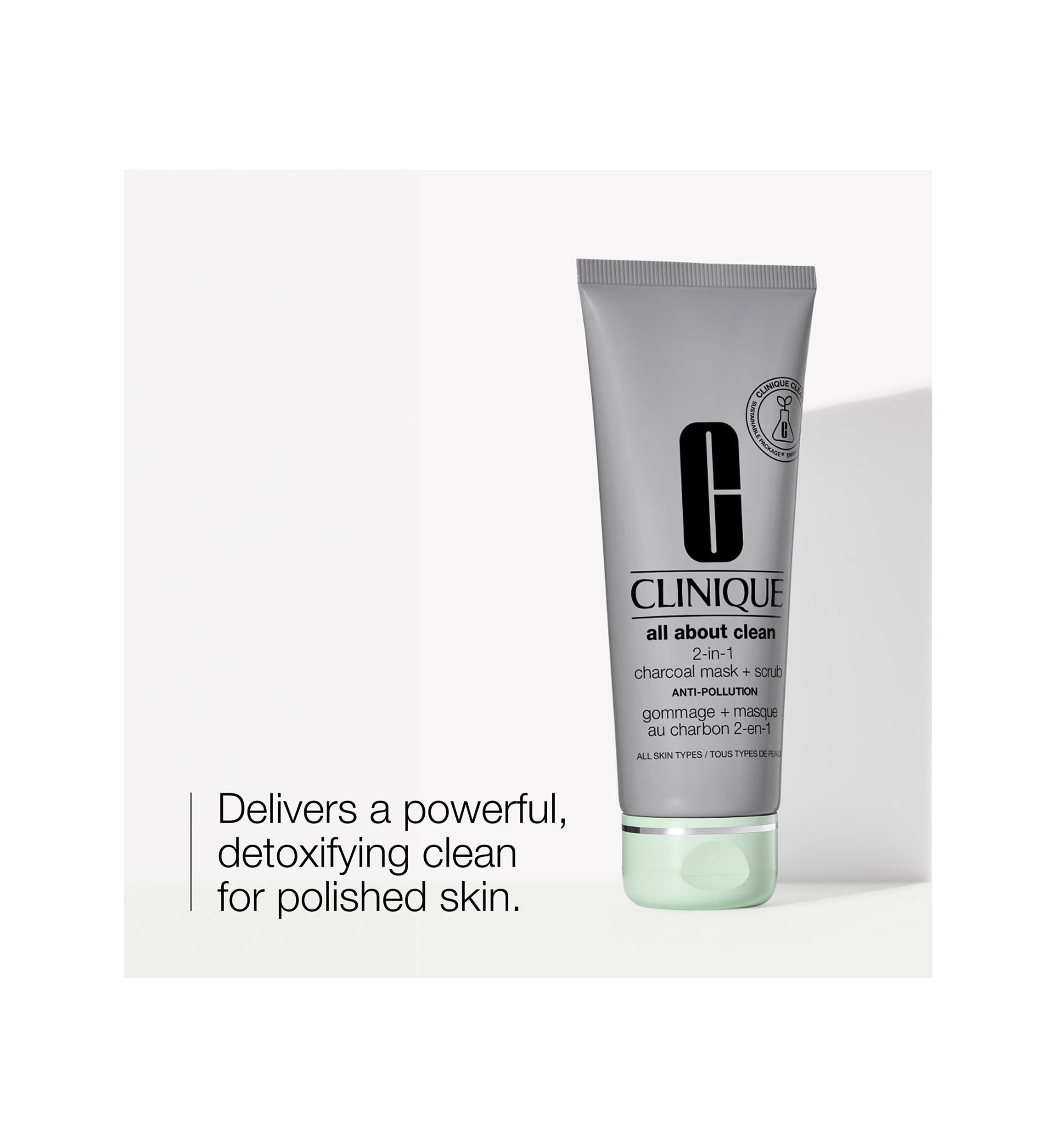 All About Clean™ 2-in-1 Charcoal Mask + Scrub