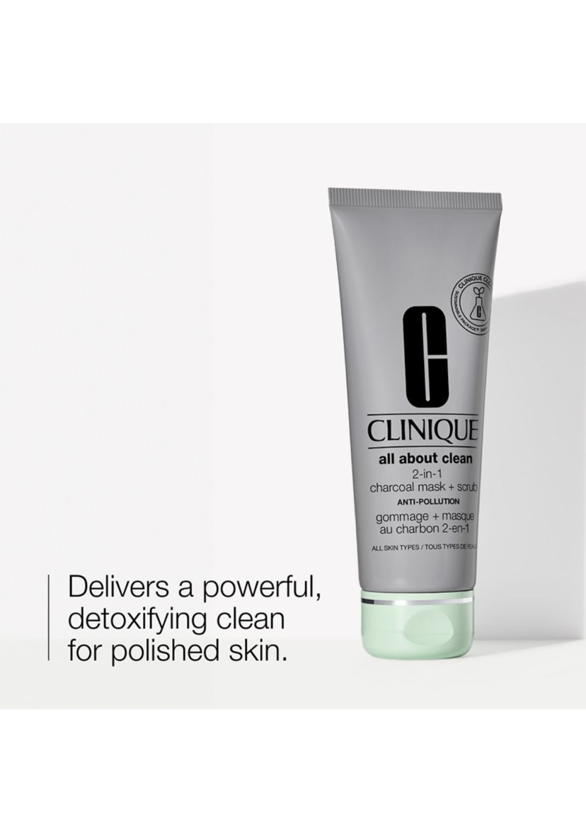 All About Clean™ 2-in-1 Charcoal Mask + Scrub