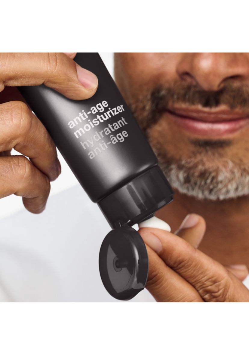 Daily Age Repair Mens Skincare Set: Cleanse. Exfoliate. Hydrate - $68 Value!
