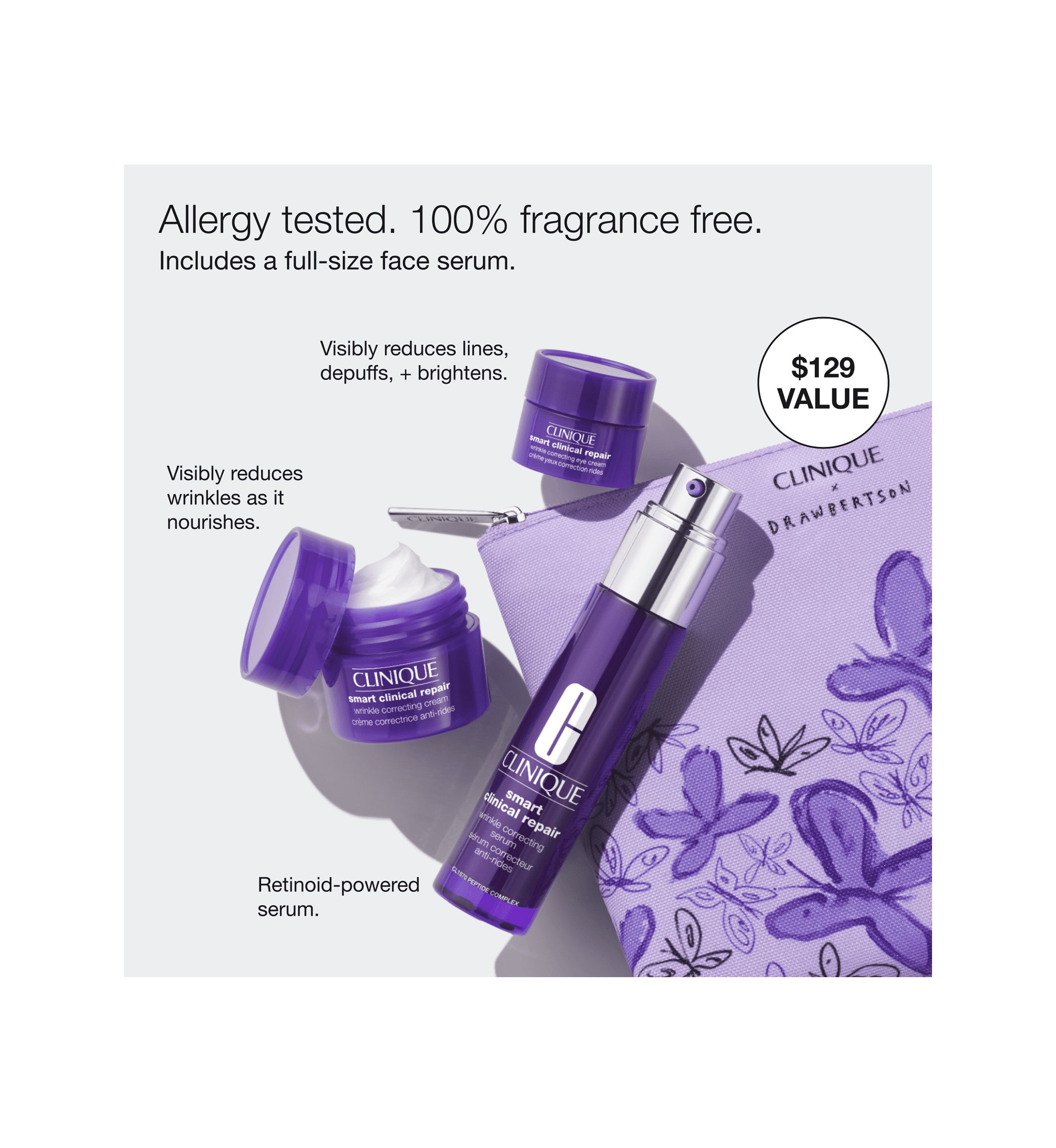 Wrinkle Fighting Routine Skincare Gift Set - $129 Value!