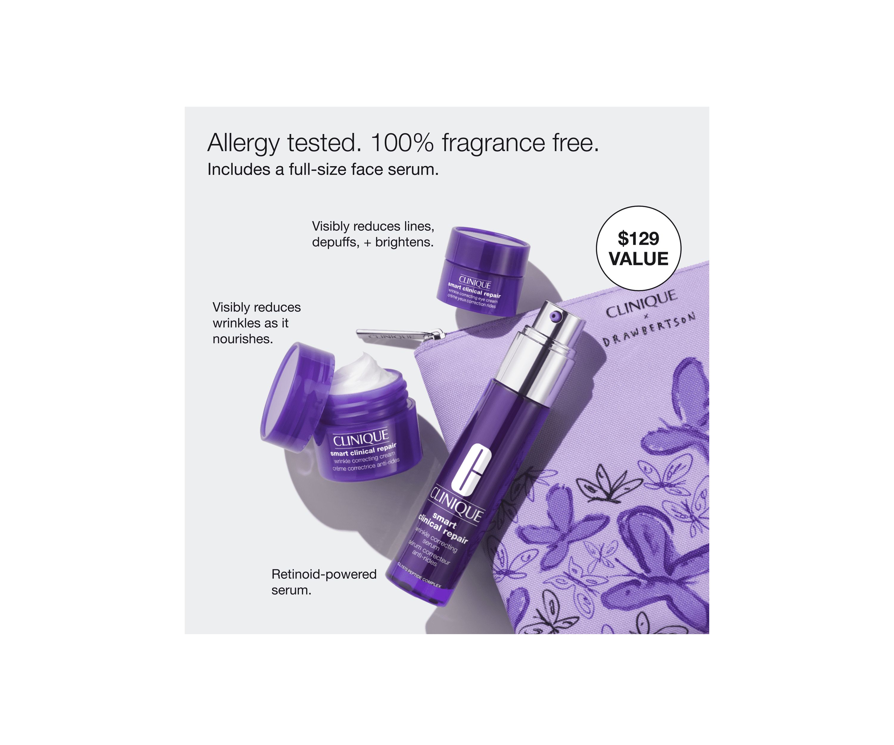 Wrinkle Fighting Routine Skincare Gift Set - $129 Value!