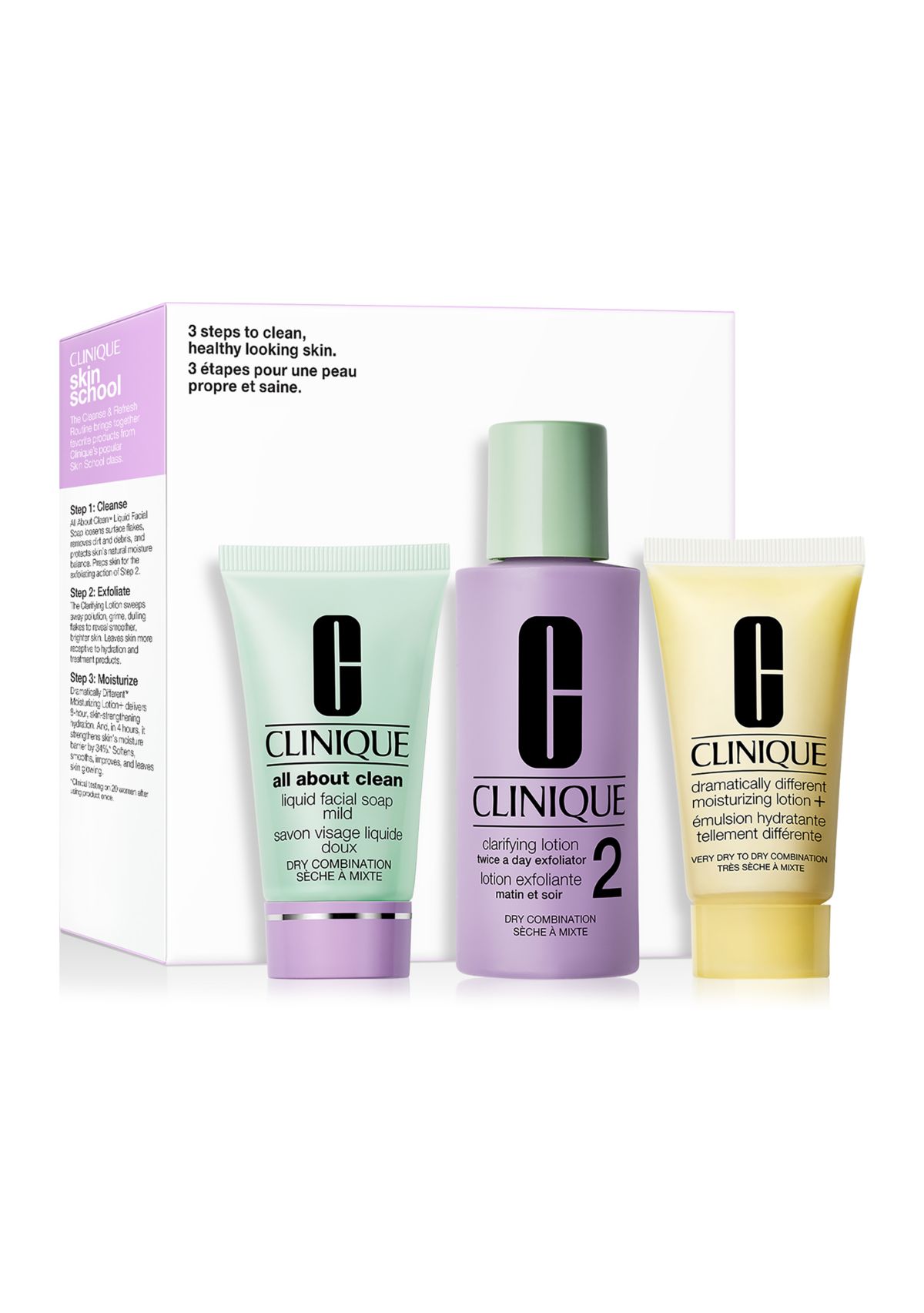 Skin School Supplies: Cleanser Refresher Course Set - Dry Combination