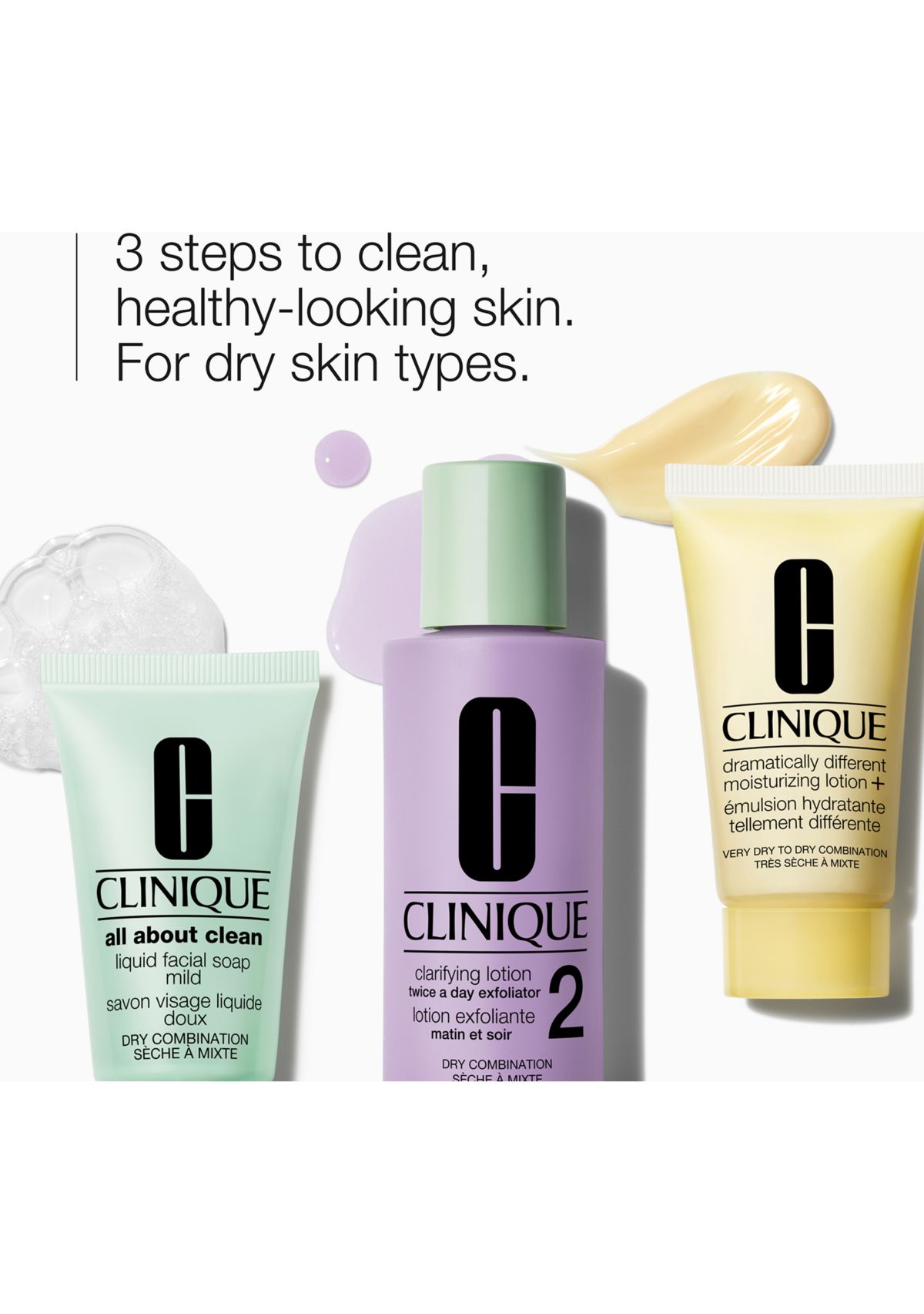 Skin School Supplies: Cleanser Refresher Course Set - Dry Combination