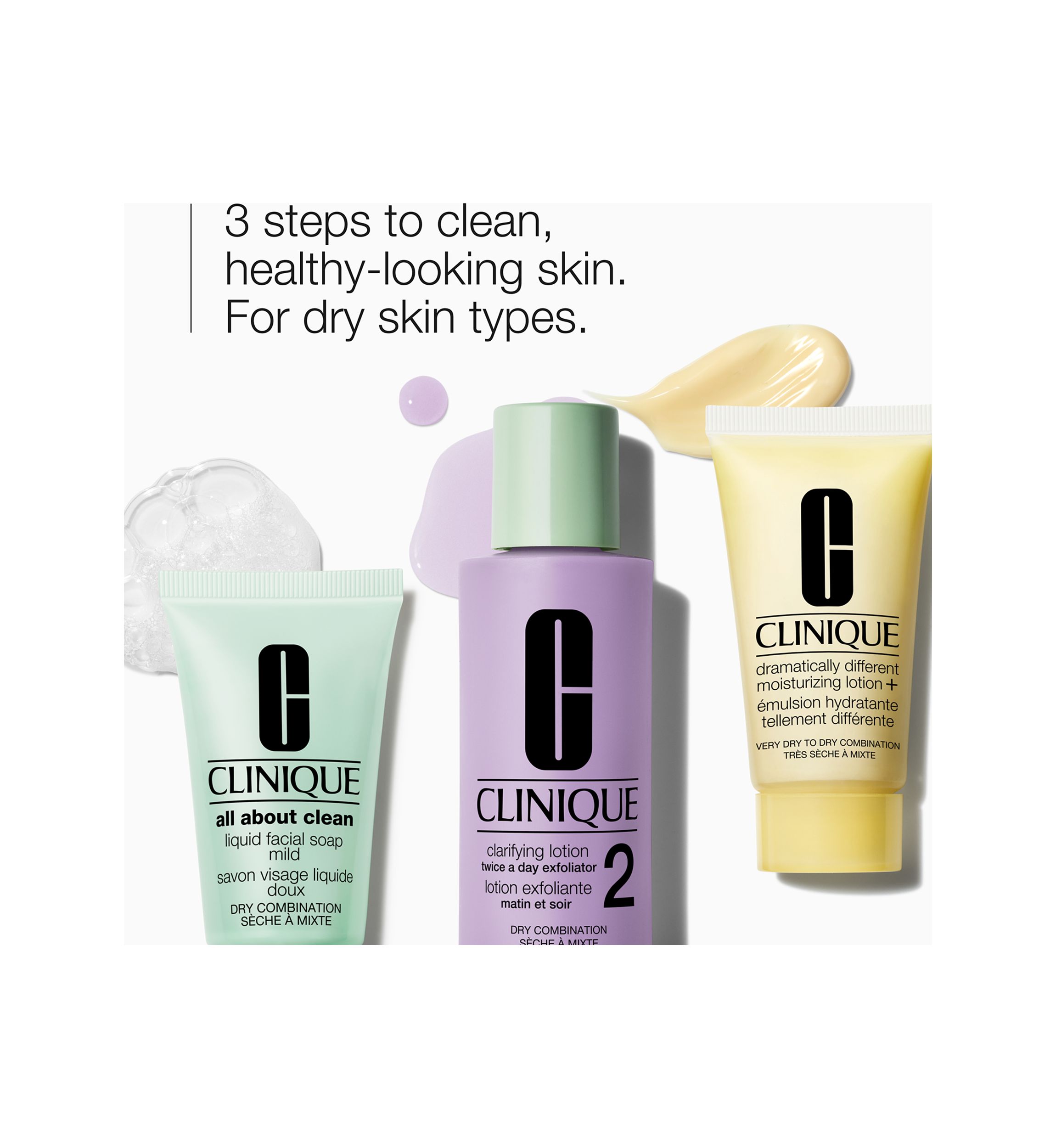 Skin School Supplies: Cleanser Refresher Course Set - Dry Combination