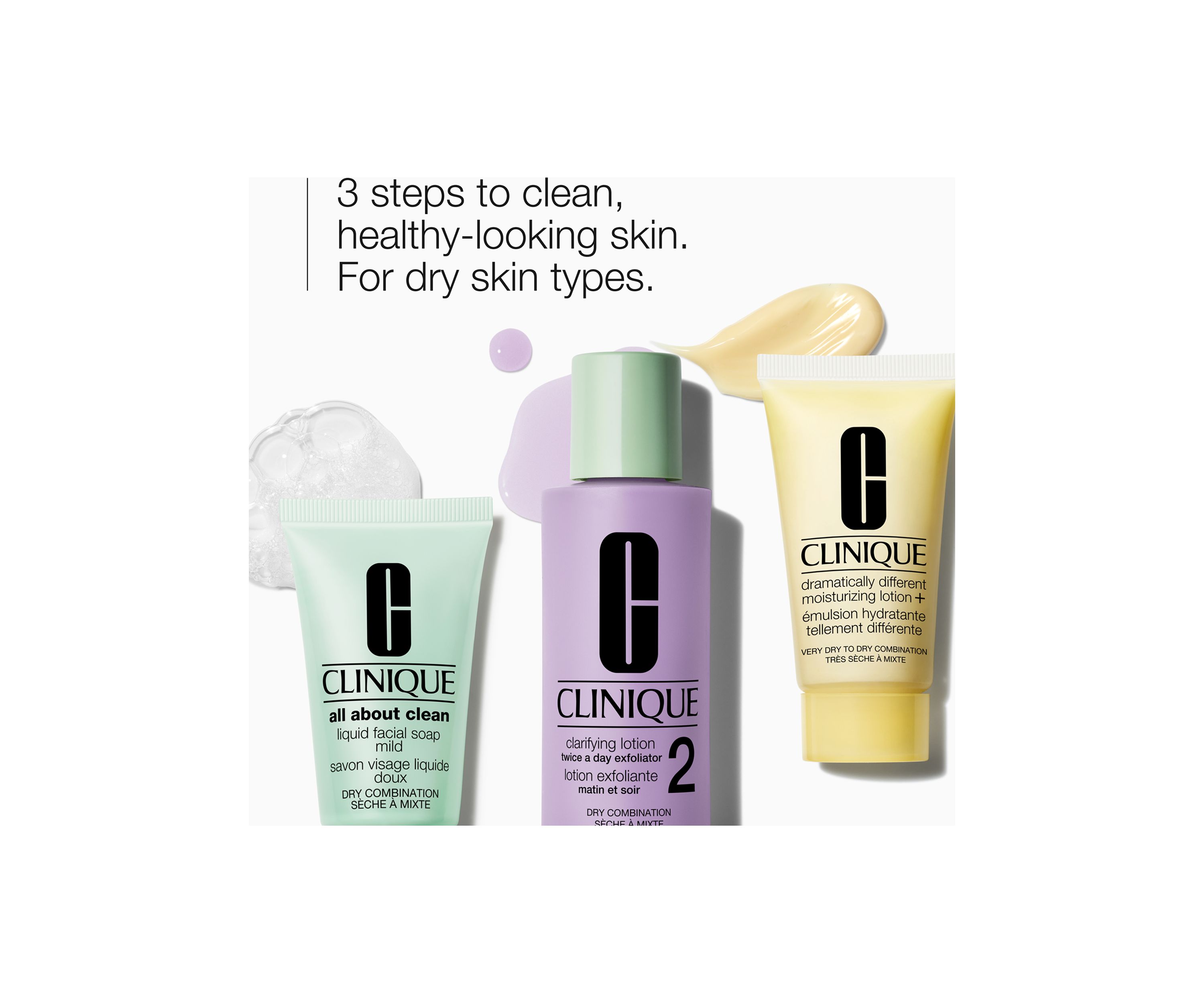 Skin School Supplies: Cleanser Refresher Course Set - Dry Combination