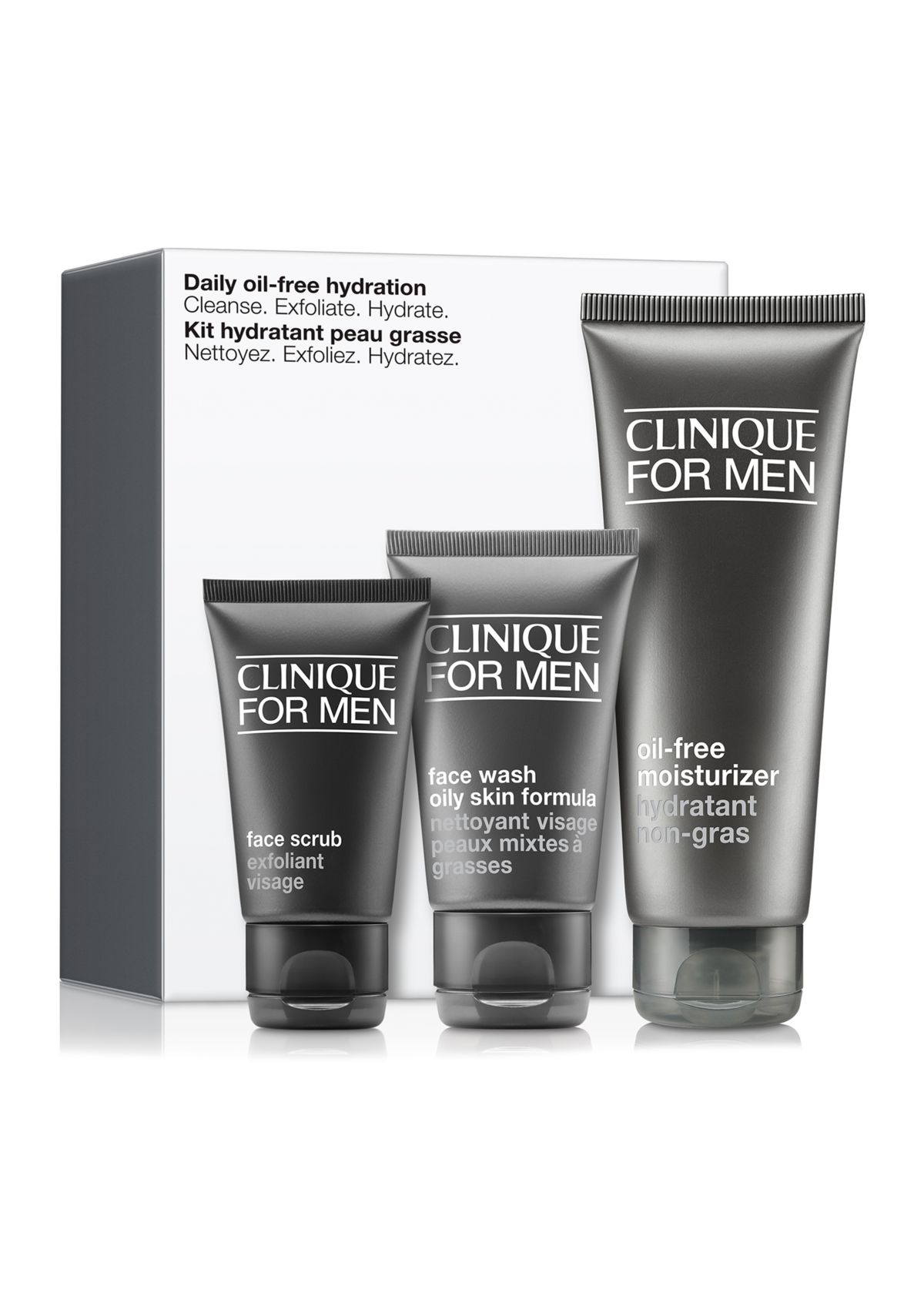 Daily Oil-Free Hydration Mens Skincare Set - $49 Value!