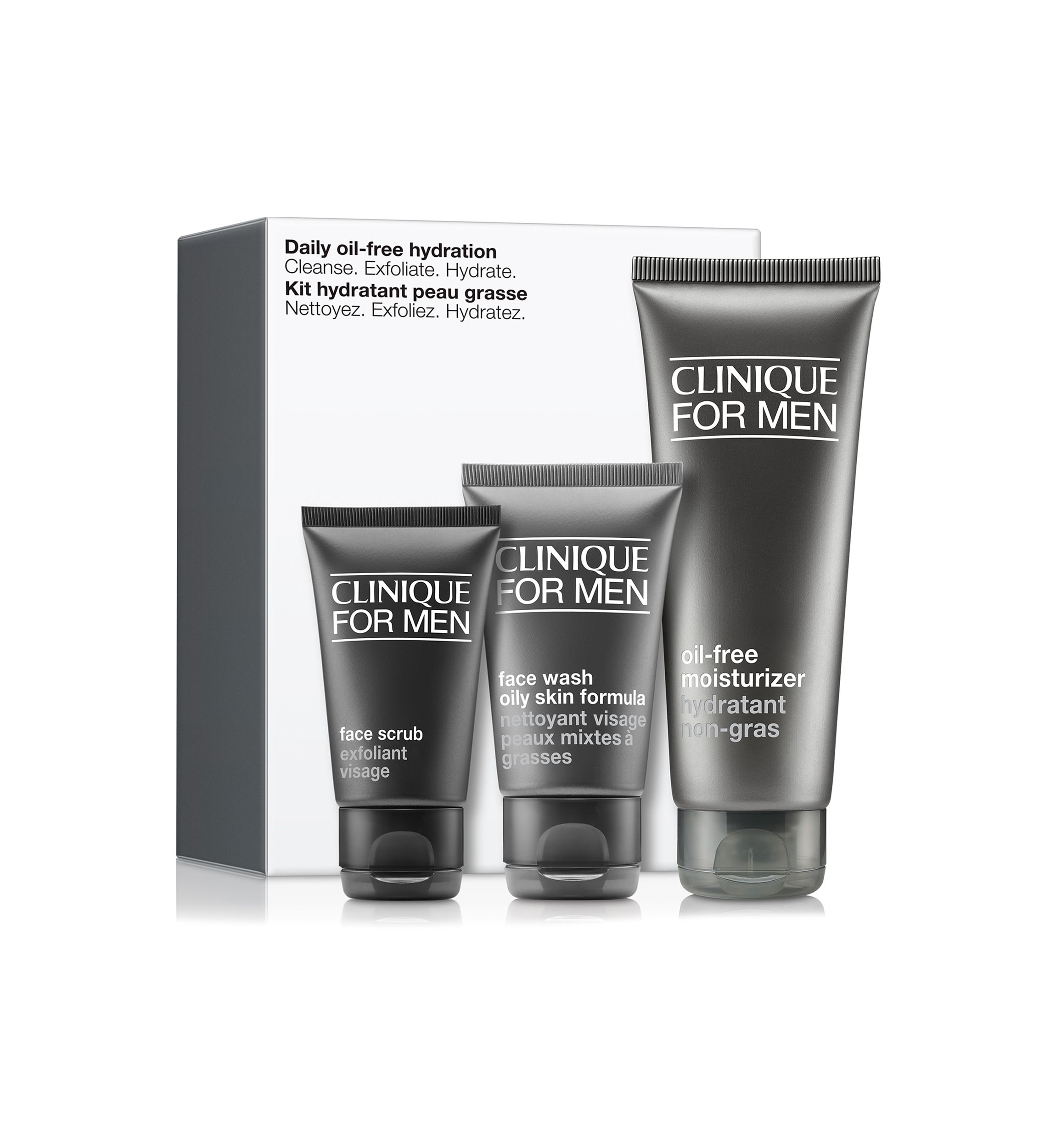 Daily Oil-Free Hydration Mens Skincare Set - $49 Value!