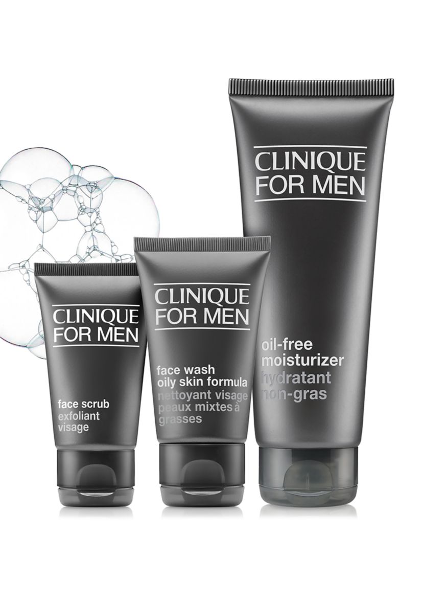 Daily Oil-Free Hydration Mens Skincare Set - $49 Value!
