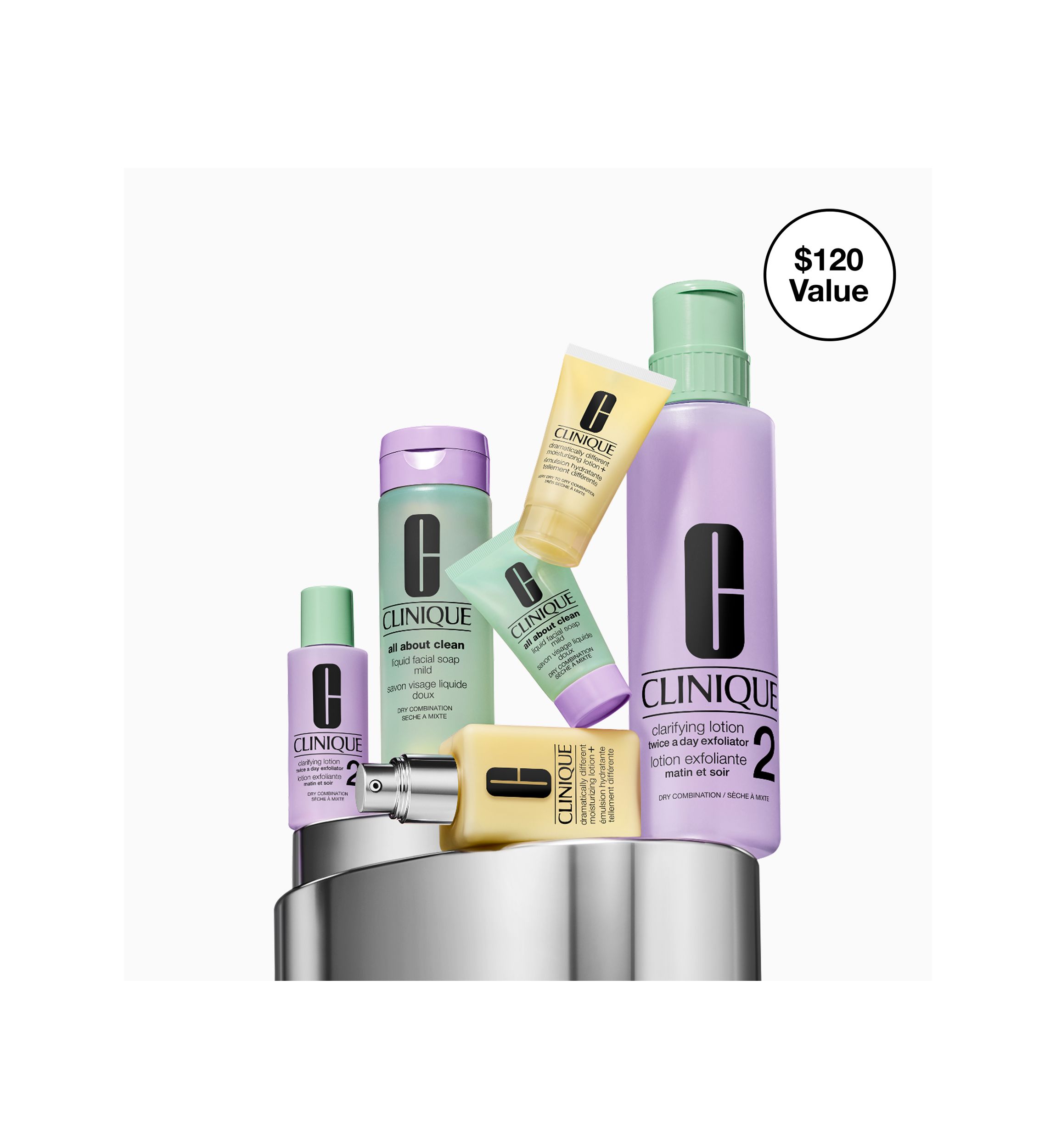 Great Skin Everywhere Skincare Gift Set for Dry Combination Skin - $120 Value!