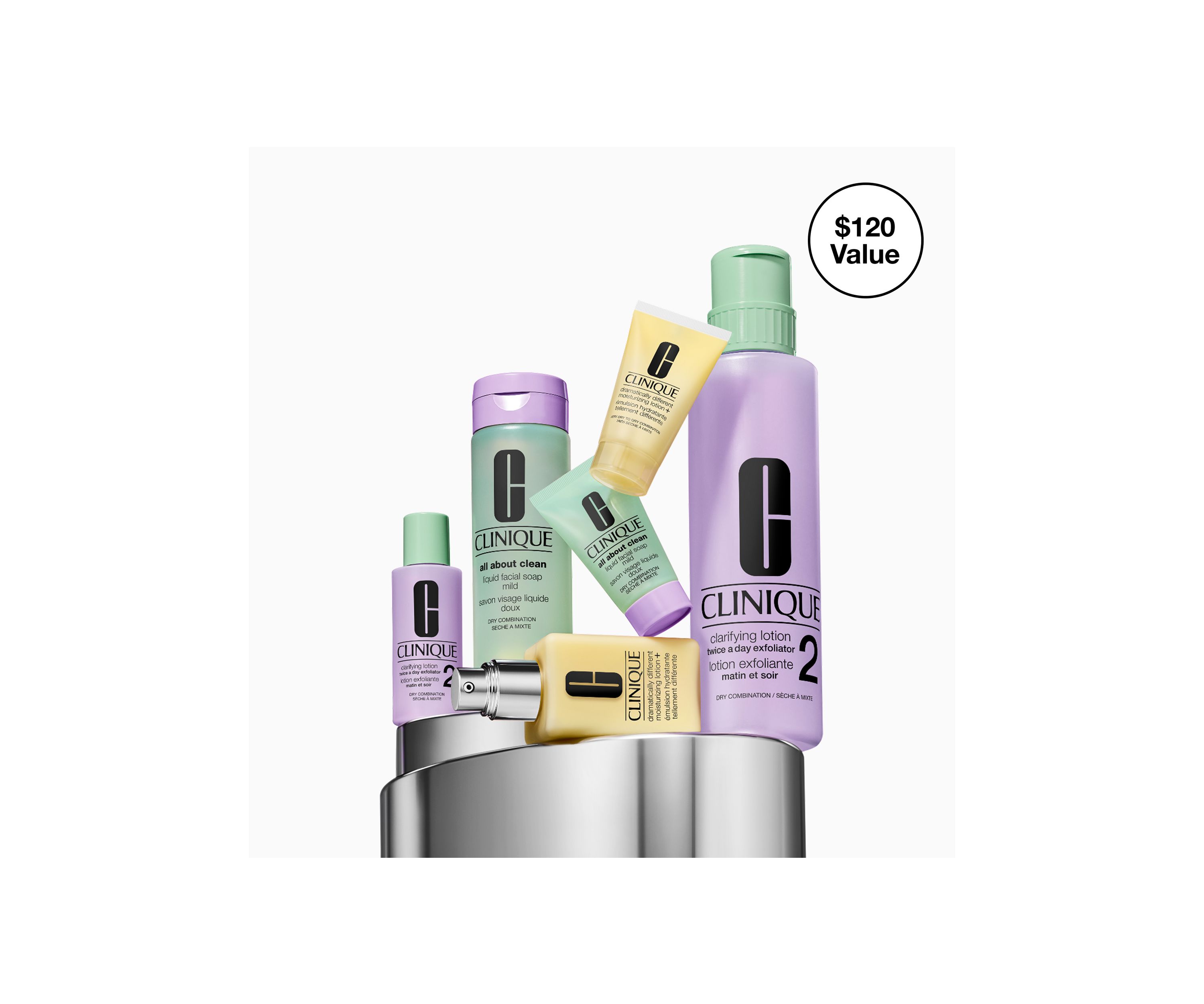 Great Skin Everywhere Skincare Gift Set for Dry Combination Skin - $120 Value!