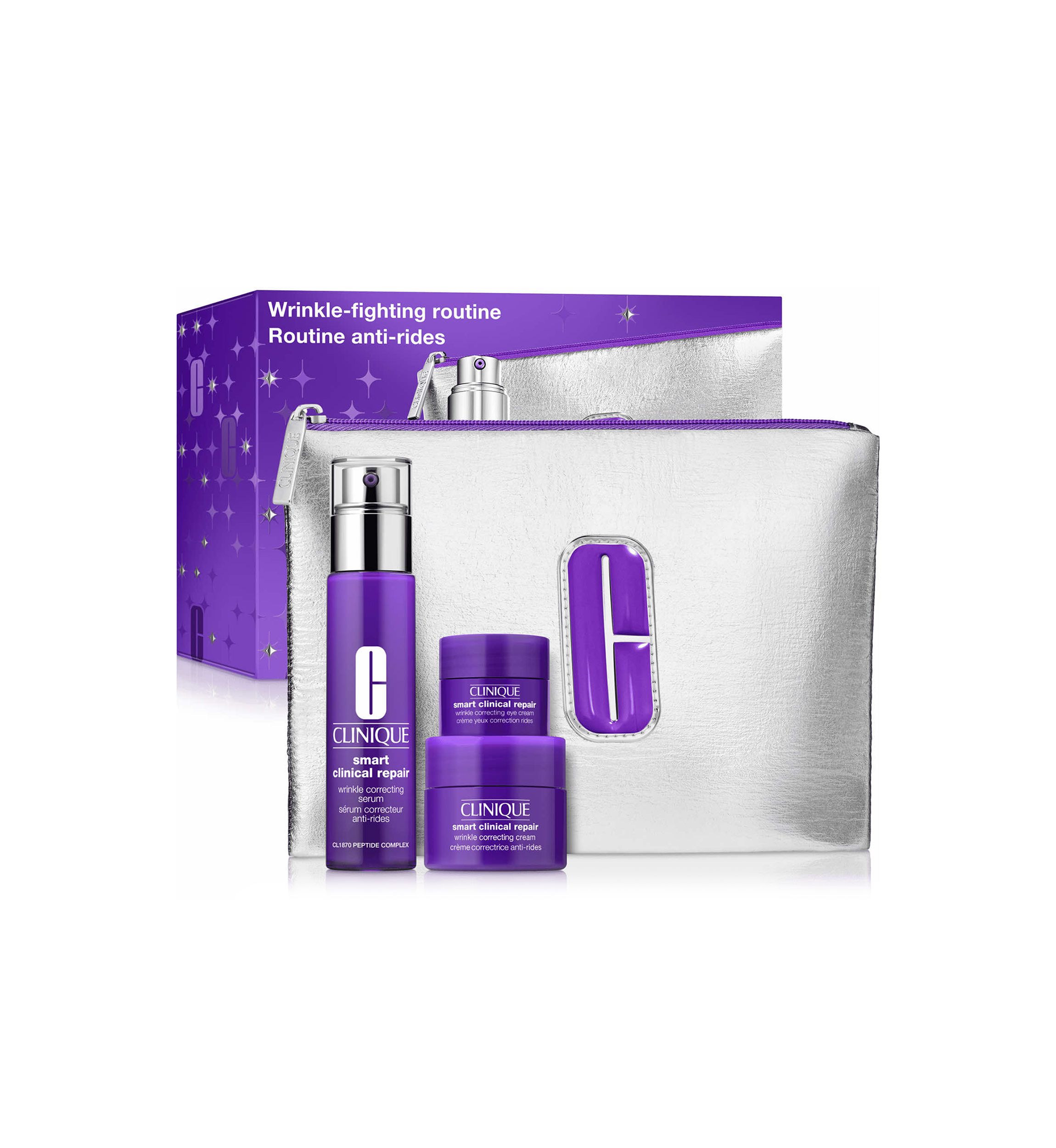 Wrinkle Fighting Routine Anti-Aging Skincare Gift Set - $129 Value!