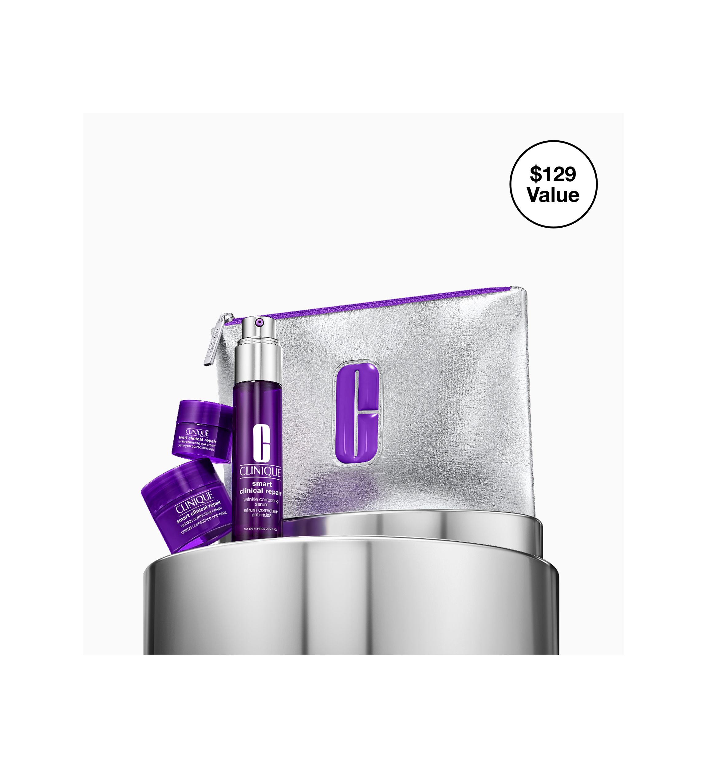 Wrinkle Fighting Routine Anti-Aging Skincare Gift Set - $129 Value!