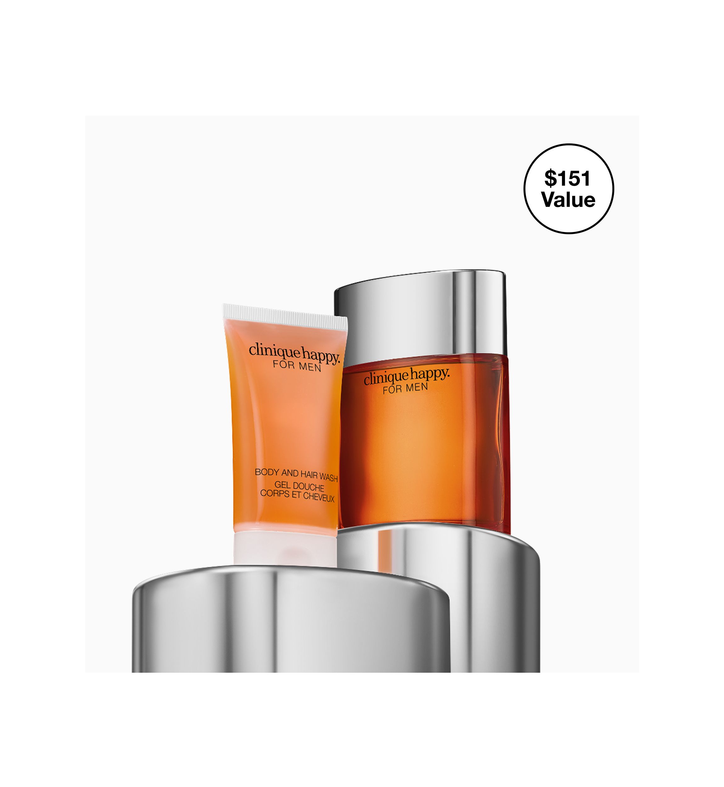 Happy for Him Mens Cologne & Body Wash Gift Set - $151 Value!