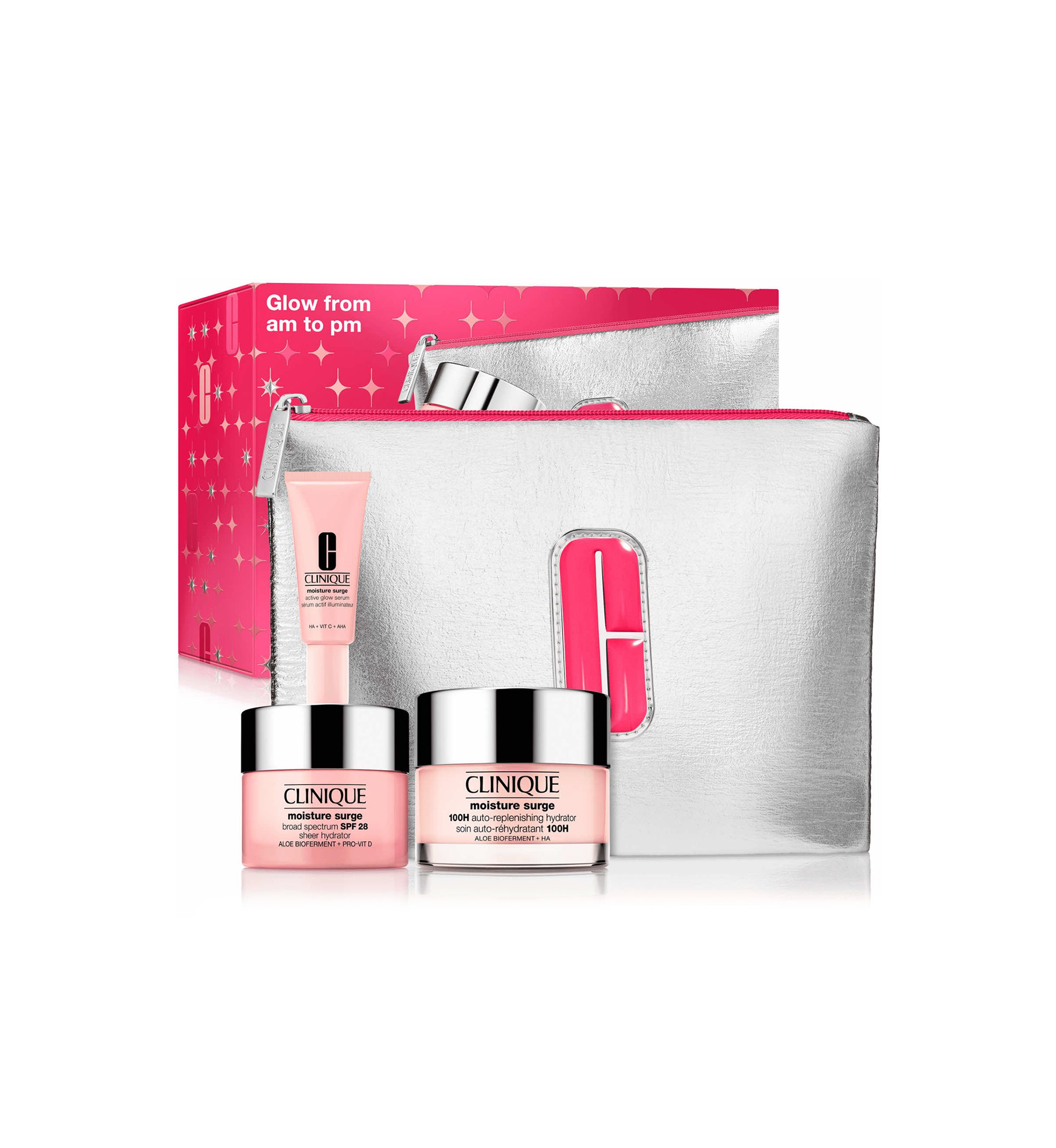 Glow from AM to PM Moisture Surge Skincare Gift Set - $91 Value!