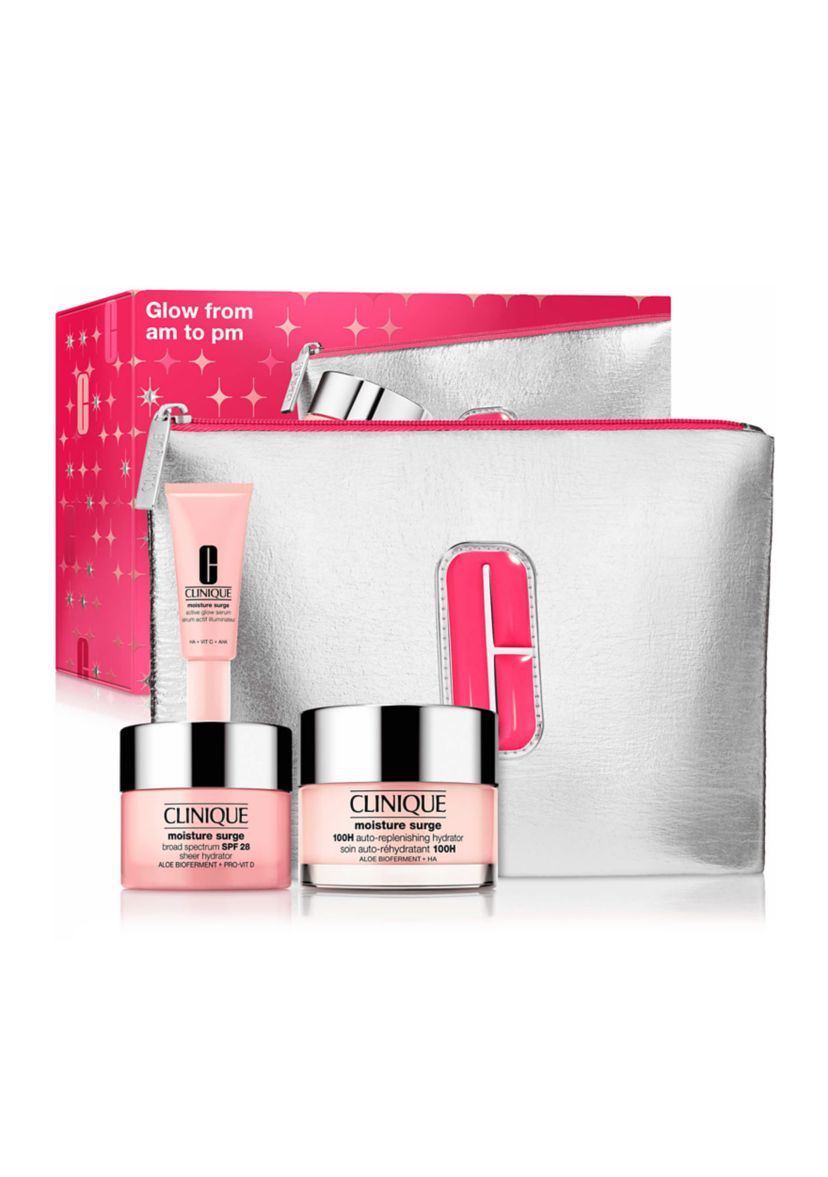 Glow from AM to PM Moisture Surge Skincare Gift Set - $91 Value!