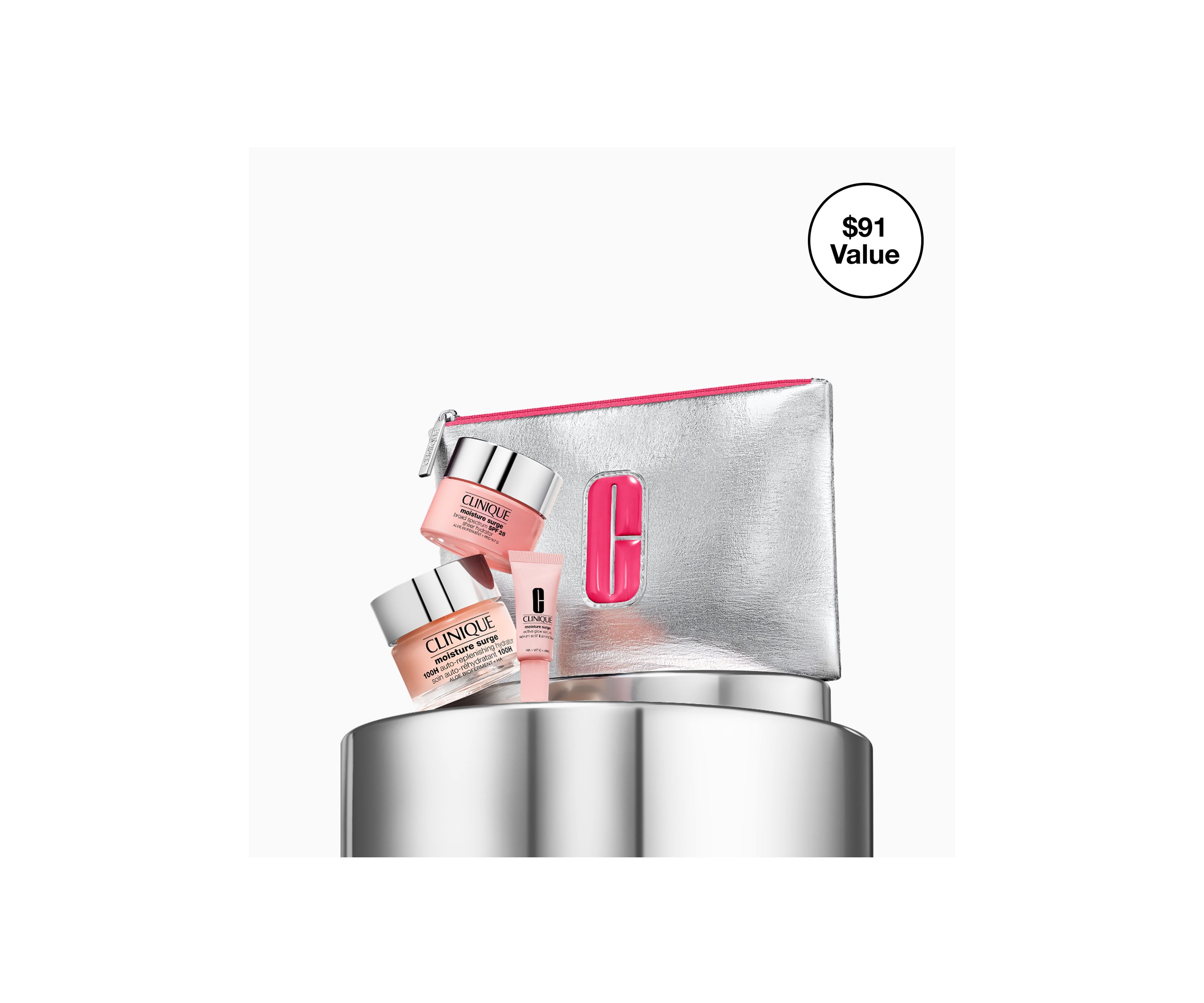 Glow from AM to PM Moisture Surge Skincare Gift Set - $91 Value!