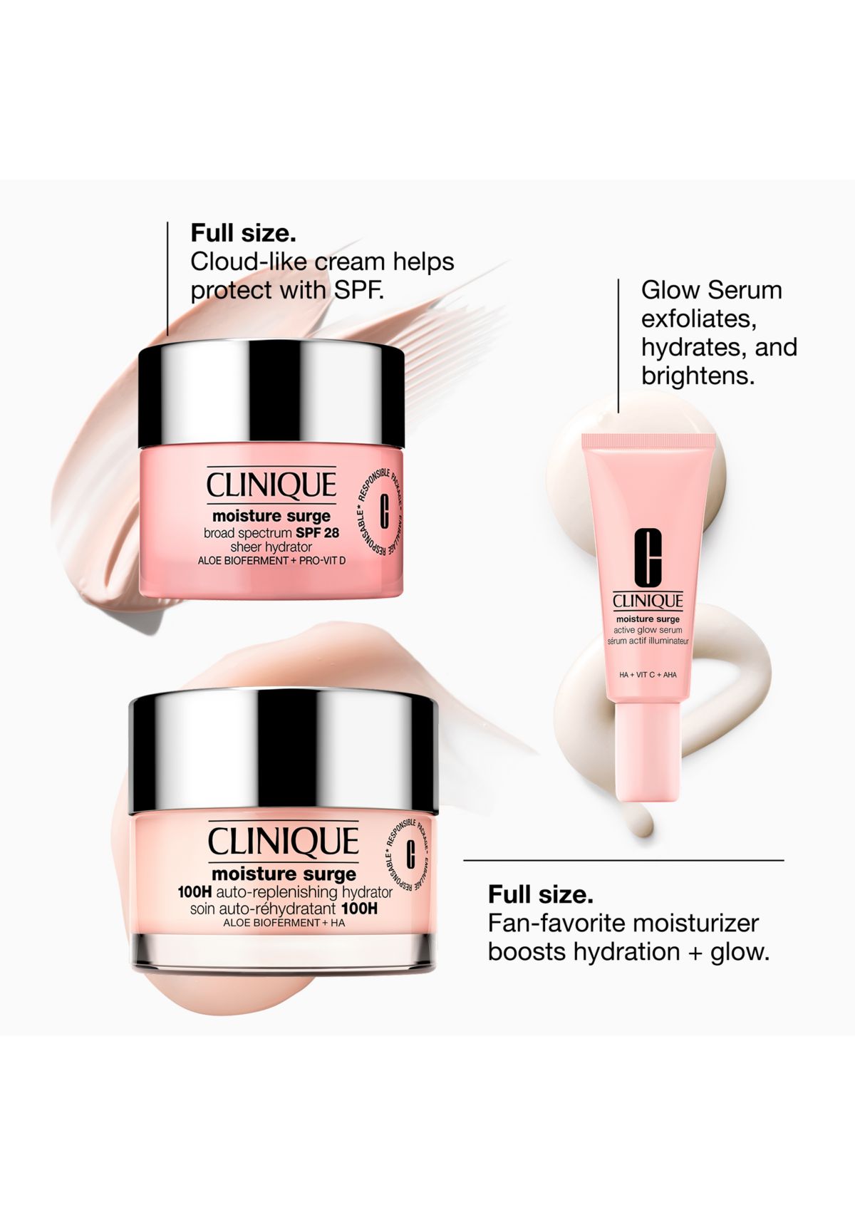 Glow from AM to PM Moisture Surge Skincare Gift Set - $91 Value!