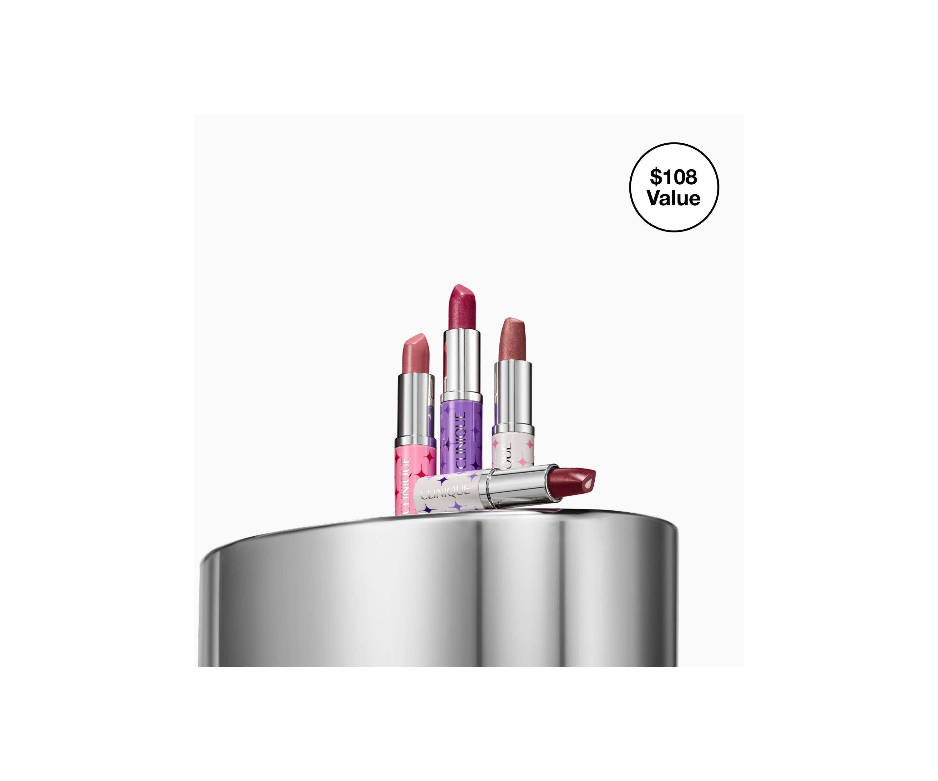 Kisses: Hydrating Longwear Lipstick Gift Set - $108 Value!