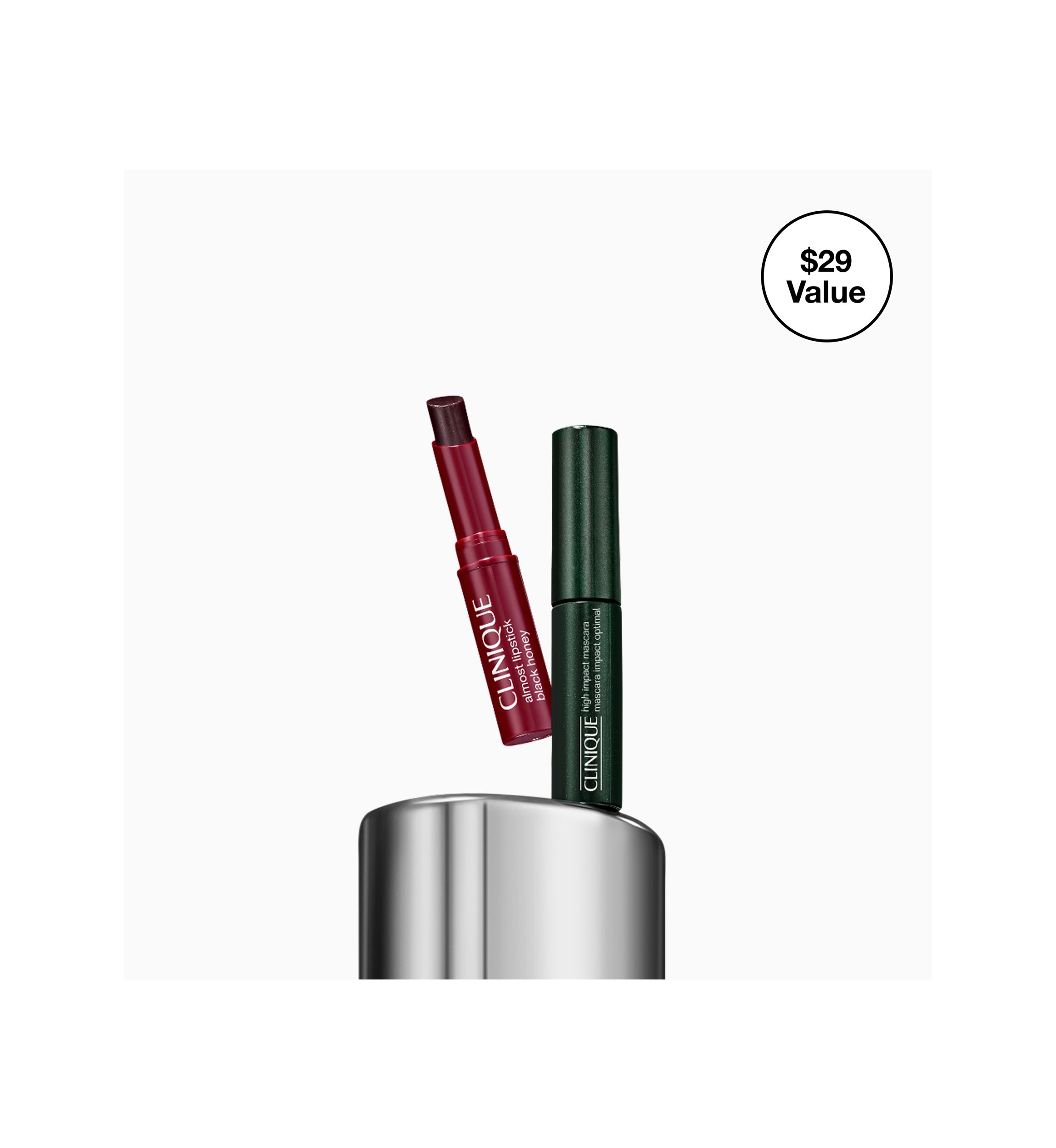 Cult Classics on the Go: High Impact Mascara + Black Honey Lip Mini Gift Set - $29 Value!